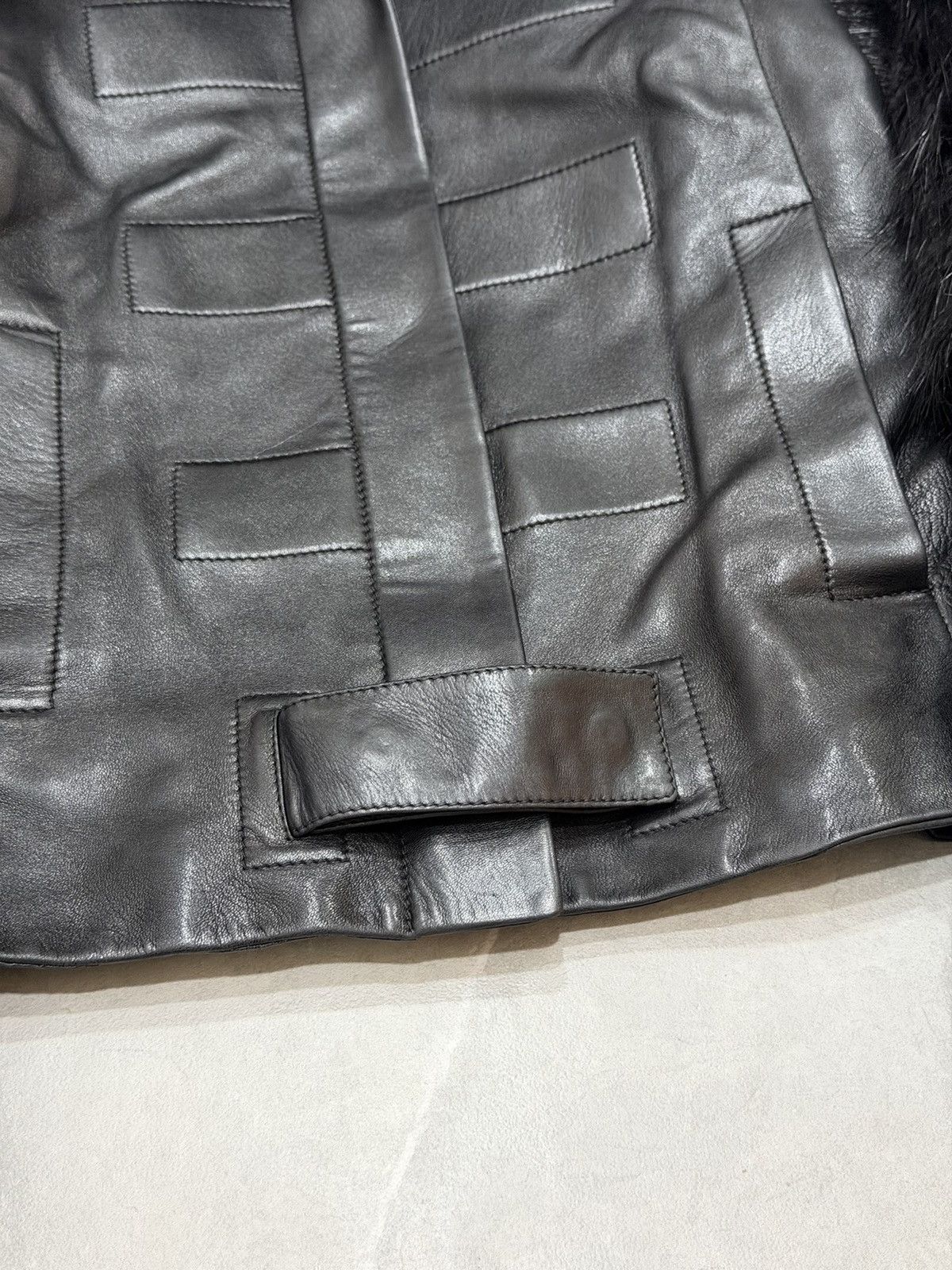 Gucci GUCCI Tom Ford FW2003 Beaver Fur Leather Jacket 2003 Buckles Size S / US 4 / IT 40 - 12 Thumbnail
