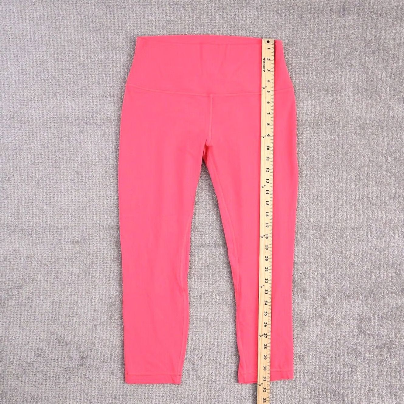 Lululemon Lululemon Leggings Size 6 Pink Base Pace High Rise Cropped Women Size 28" / US 6 / IT 42 - 2 Thumbnail