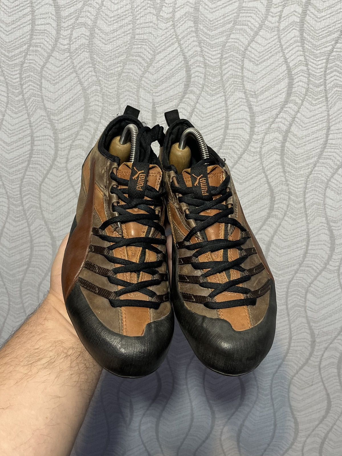 Puma Puma Climb Low Speed Cat Vintage Brown Leather Shoes US6 Size US 6 / EU 39 - 5 Thumbnail