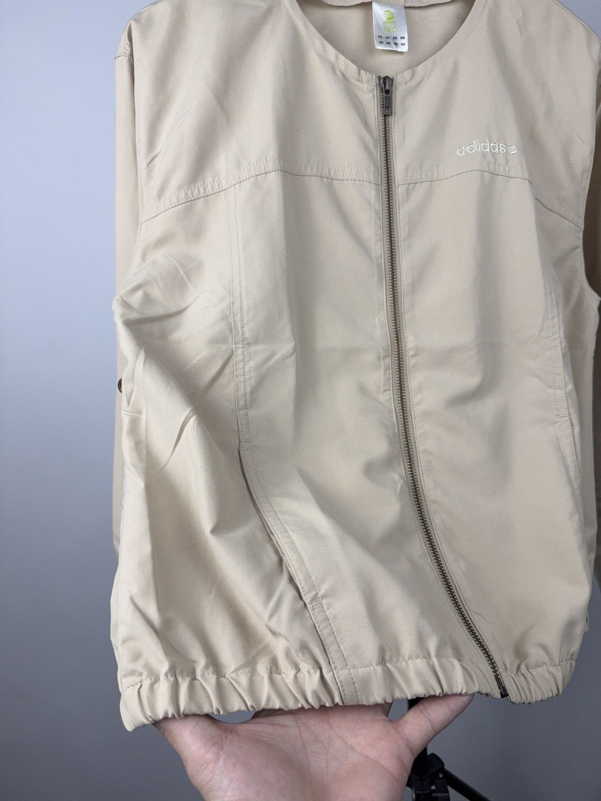 Adidas Vintage 00s Adidas Neo Minimalist Zip Jacket Lightweight Size L / US 10 / IT 46 - 2 Thumbnail