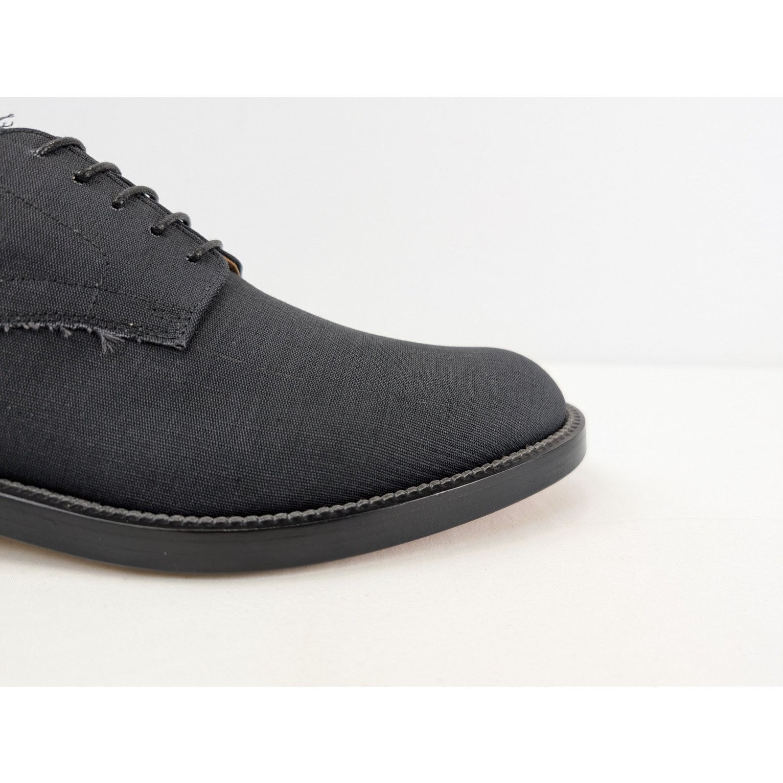 Maison Margiela o1rshd1 Lace-Up Leather Derbys in Nero Size US 9 / EU 42 - 4 Thumbnail
