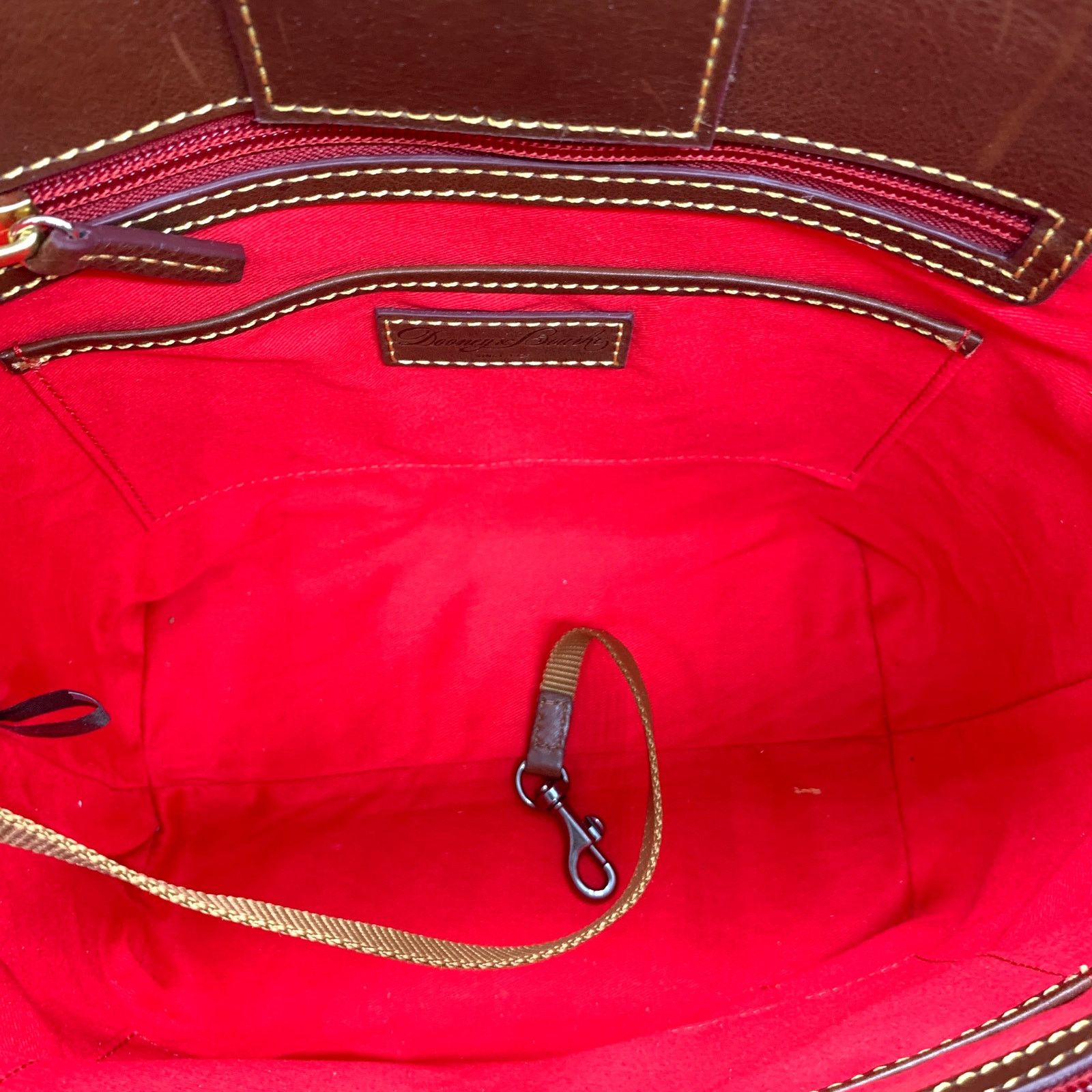 Dooney & Bourke Dooney & Bourke Leather Purse Brinley Chestnut Handbags Size ONE SIZE - 13 Thumbnail