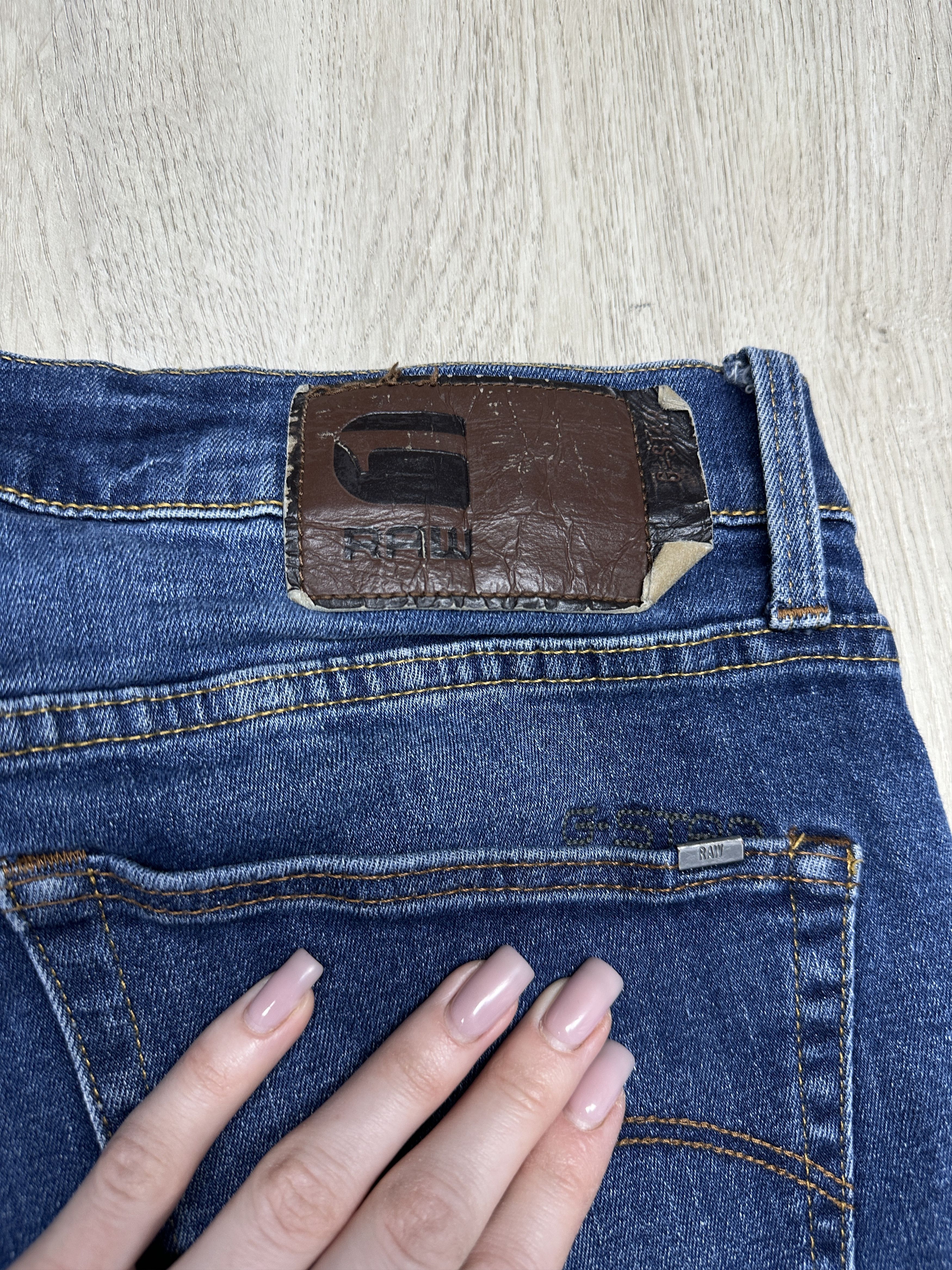 G-Star G Star Raw 3301 Slim Mens Denim Pants Jeans Size US 33 - 8 Thumbnail