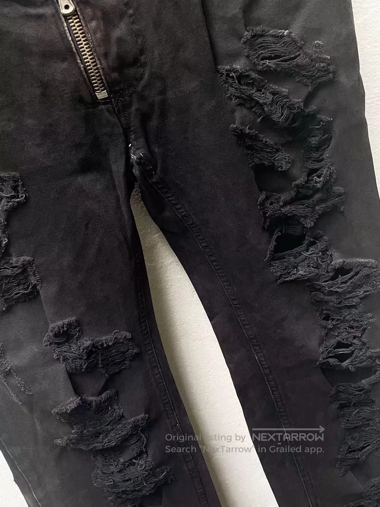 Dolce & Gabbana Dolce & Gabbana Distressed Black Jeans. Size 28" / US 6 / IT 42 - 3 Thumbnail