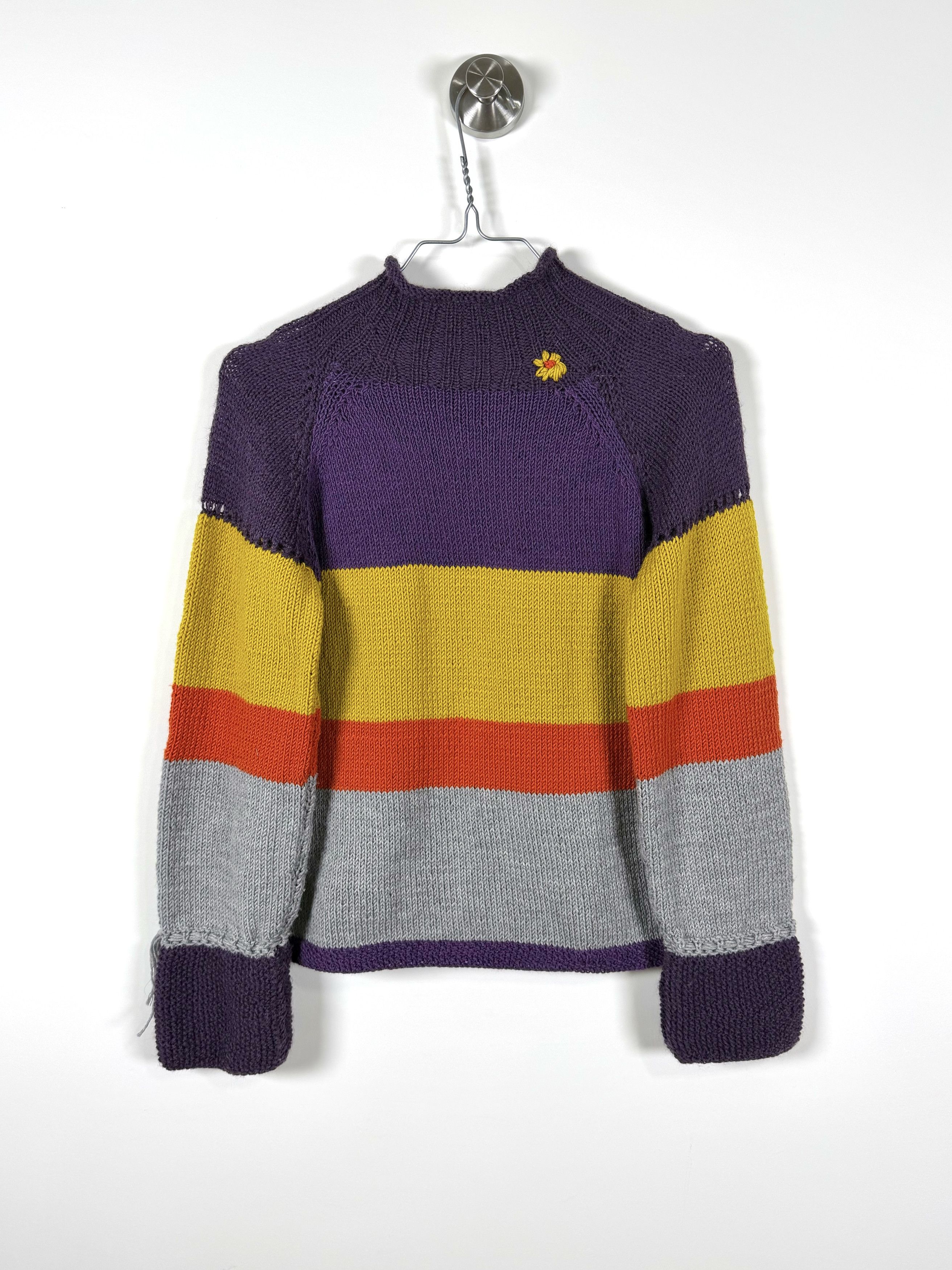 Vintage Women's Lovely Wool Knit Sweater (S) Size S / US 4 / IT 40 - 4 Thumbnail