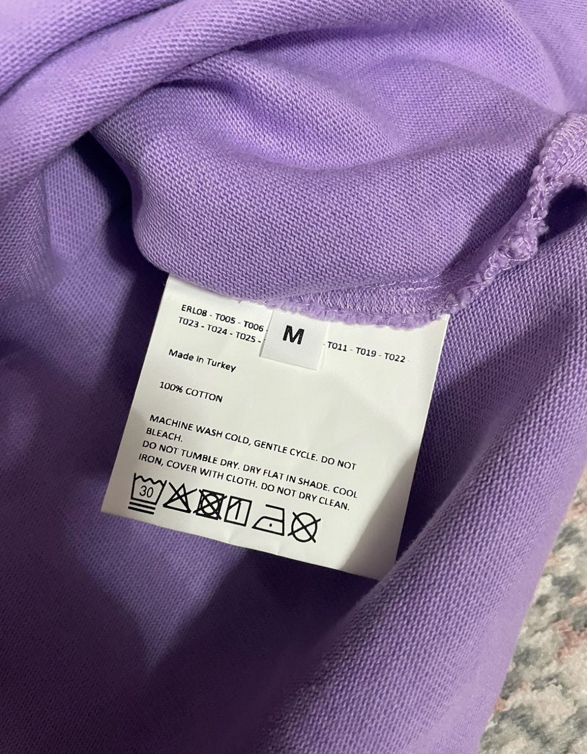 ERL ERL Surf Patch Longsleeve T -shirt - Purple PURPLE Size US M / EU 48-50 / 2 - 8 Thumbnail