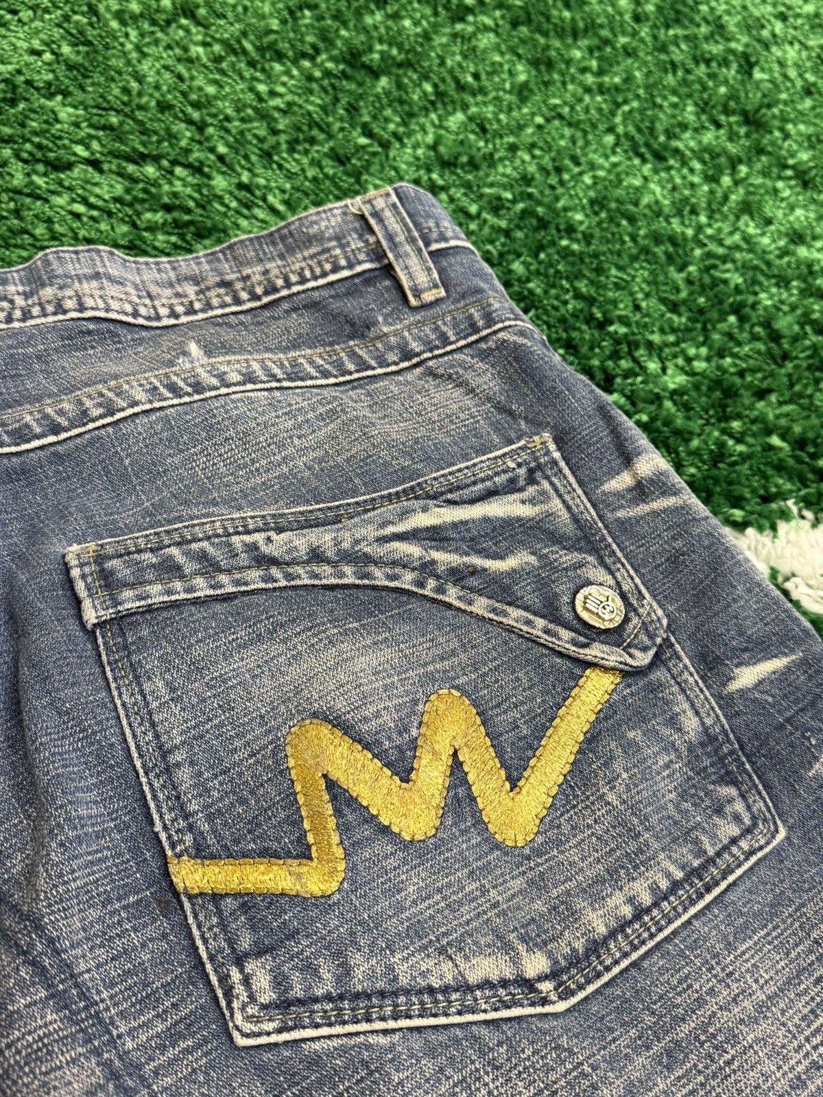 Vintage Cool Vintage "M" Denim Jeans Sz. 34 Size US 34 / EU 50 - 5 Thumbnail