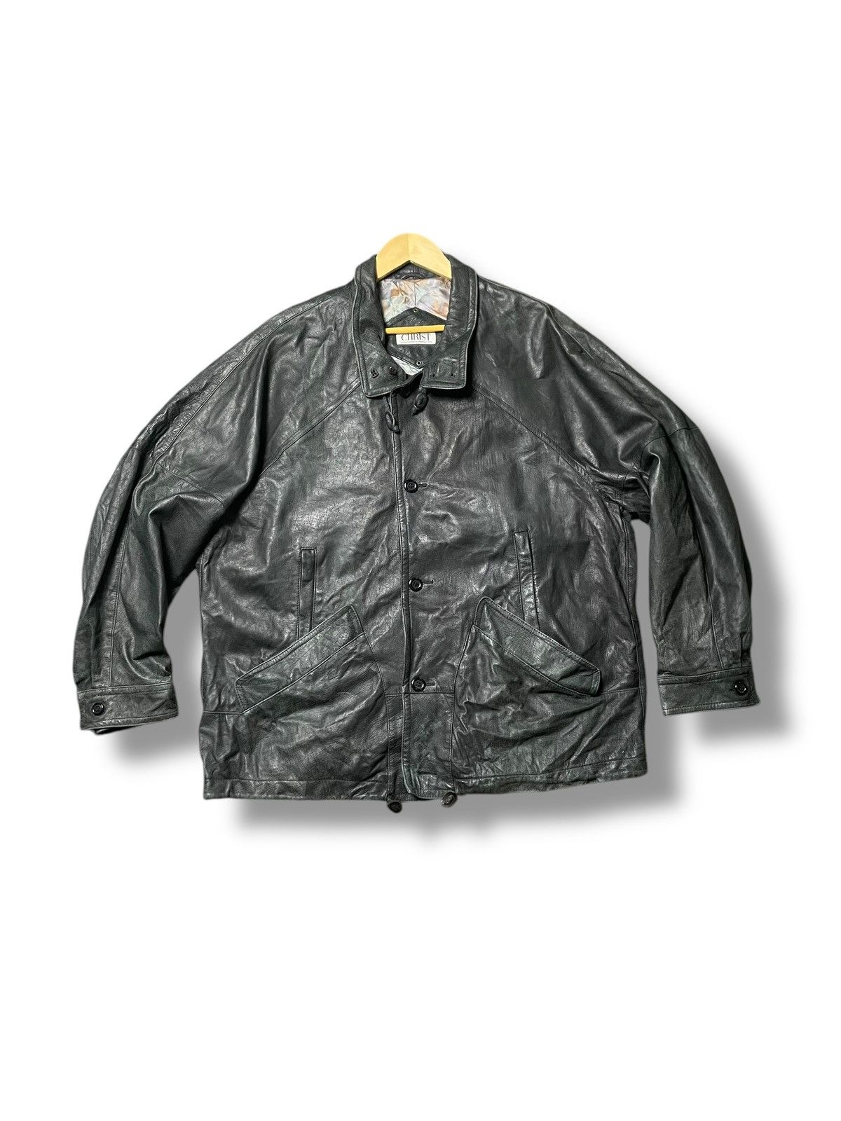 Vintage Vintage 1954’s Christ Leather Jacket (46) Size US XL / EU 56 / 4 - 1 Thumbnail