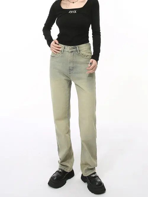 Japanese Brand × Jean Retro loose straight leg casual jeans Size US 30 / EU 46 - 3 Thumbnail
