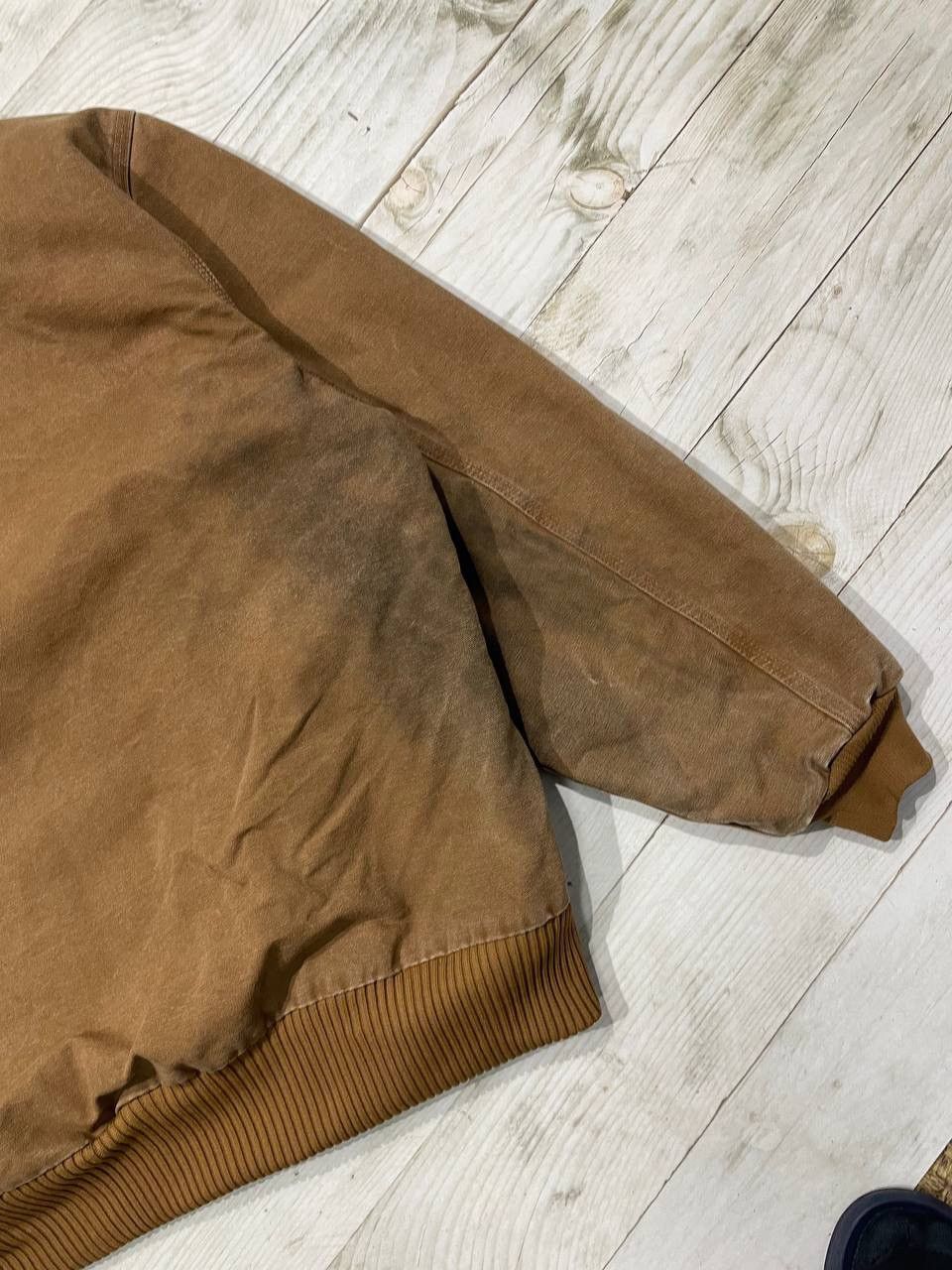 Carhartt Vintage Carhartt Active Jacket Faded Distressed Work Bomber Size US XXL / EU 58 / 5 - 12 Thumbnail