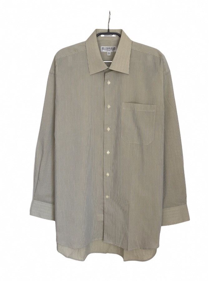 Givenchy Givenchy Vintage 90s Long Sleeve Shirt Mens Sz 16 1/2 Size US XL / EU 56 / 4 - 2 Thumbnail