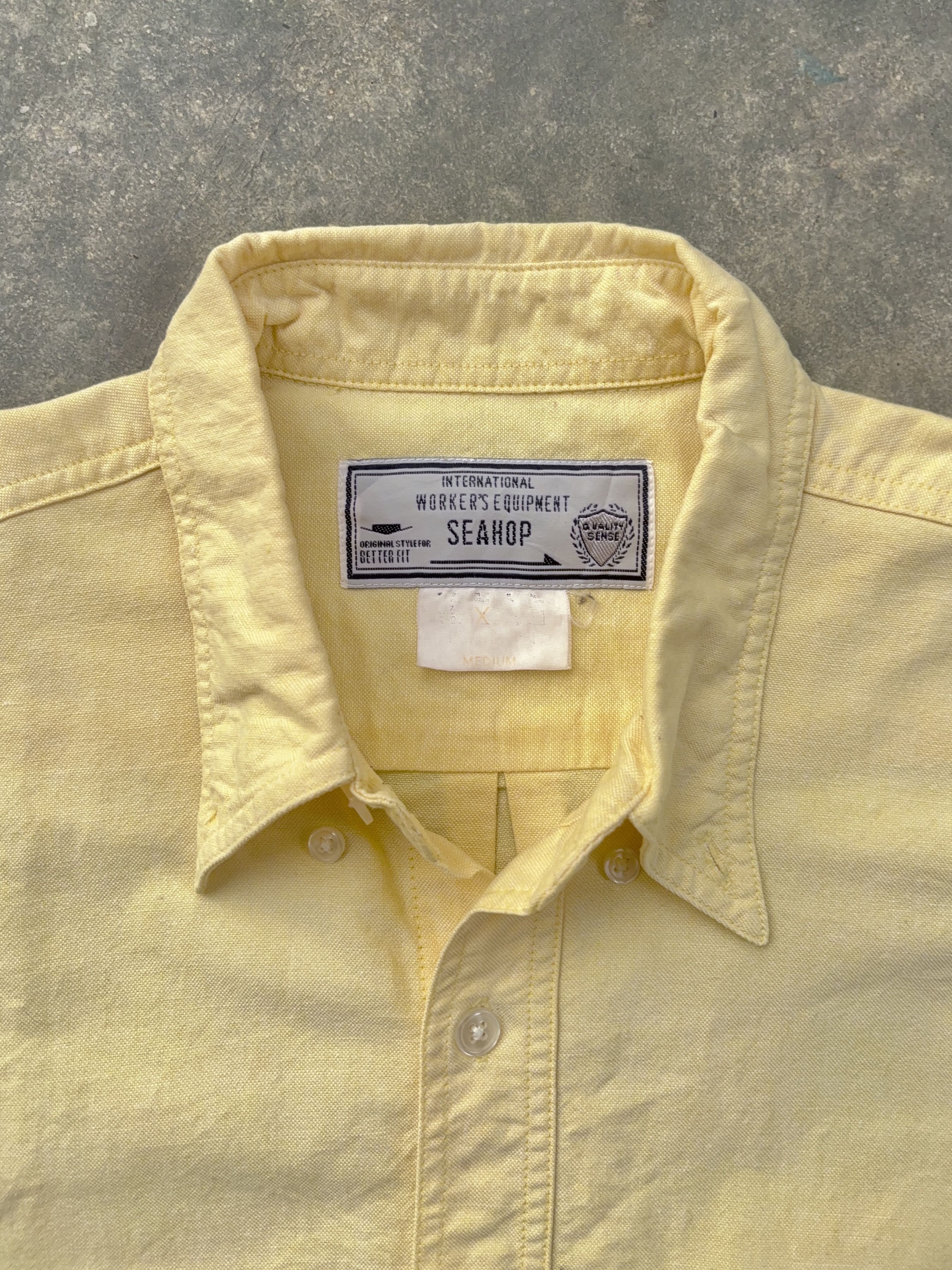Other Seahop International Vintage Yellow Button Up Shirt Size US M / EU 48-50 / 2 - 4 Thumbnail