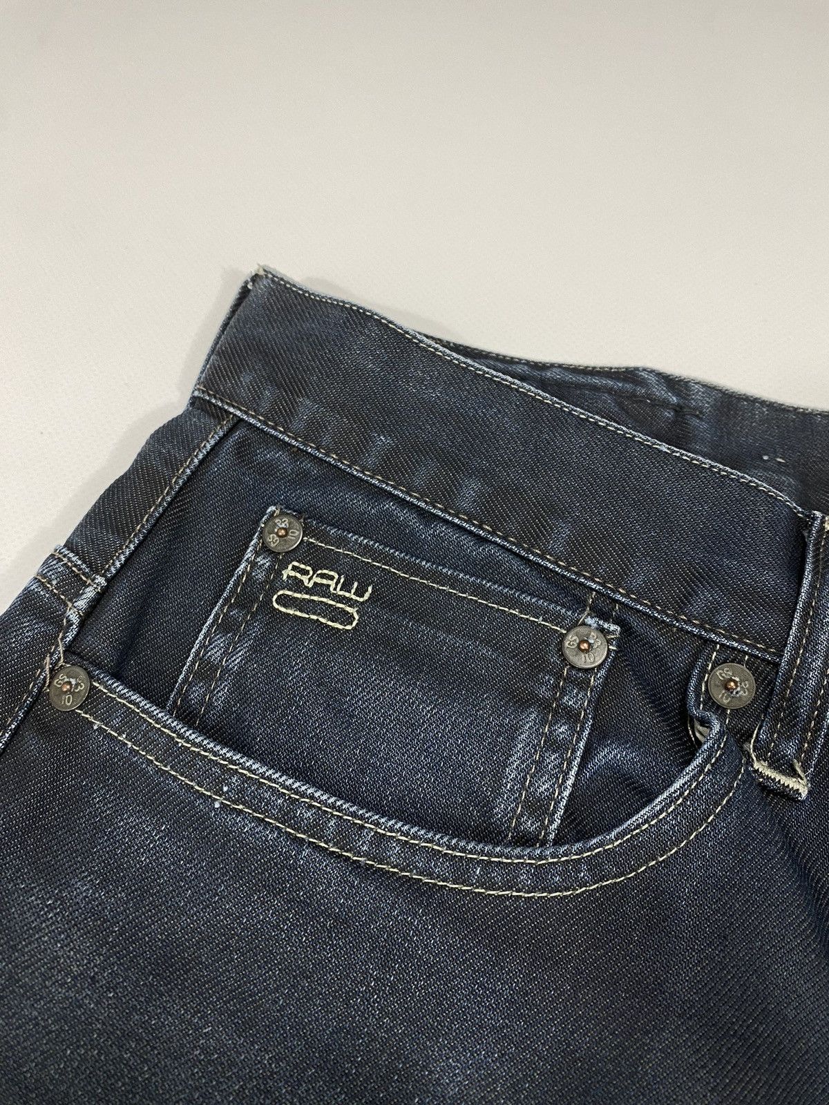 G-Star 🔥LASTDROP🔥 G Star Raw 3301 Straight Embro Denim Jeans Pants Size US 32 / EU 48 - 15 Thumbnail