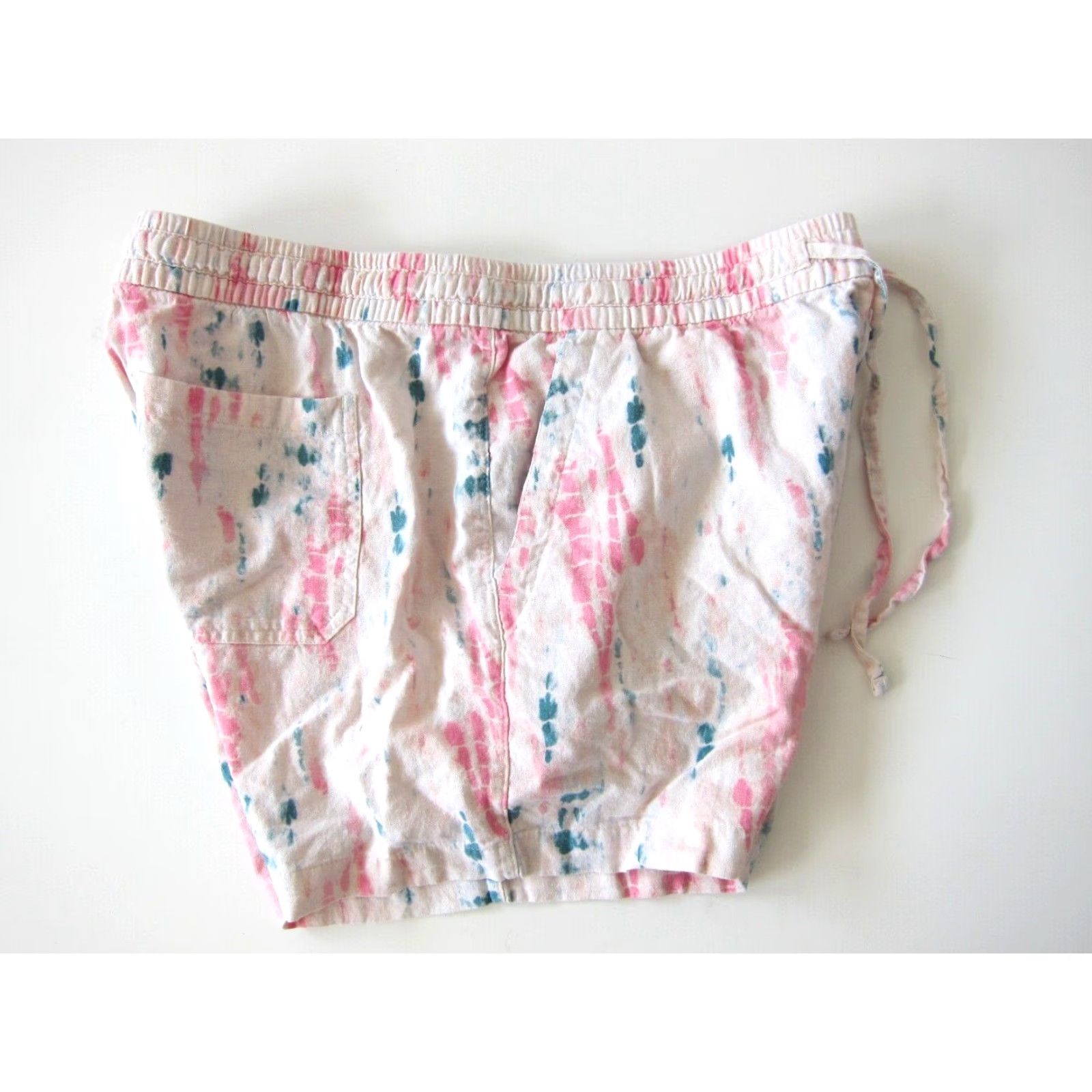 Old Navy Old Navy Chino Shorts Women Large Green Pink Tie Dye Pocket Linen Rayon Pocket Chino Shorts Women Large Green Pink Tie Dye Linen Rayon Old Navy Size 36" / US 14 / IT 50 - 5 Thumbnail