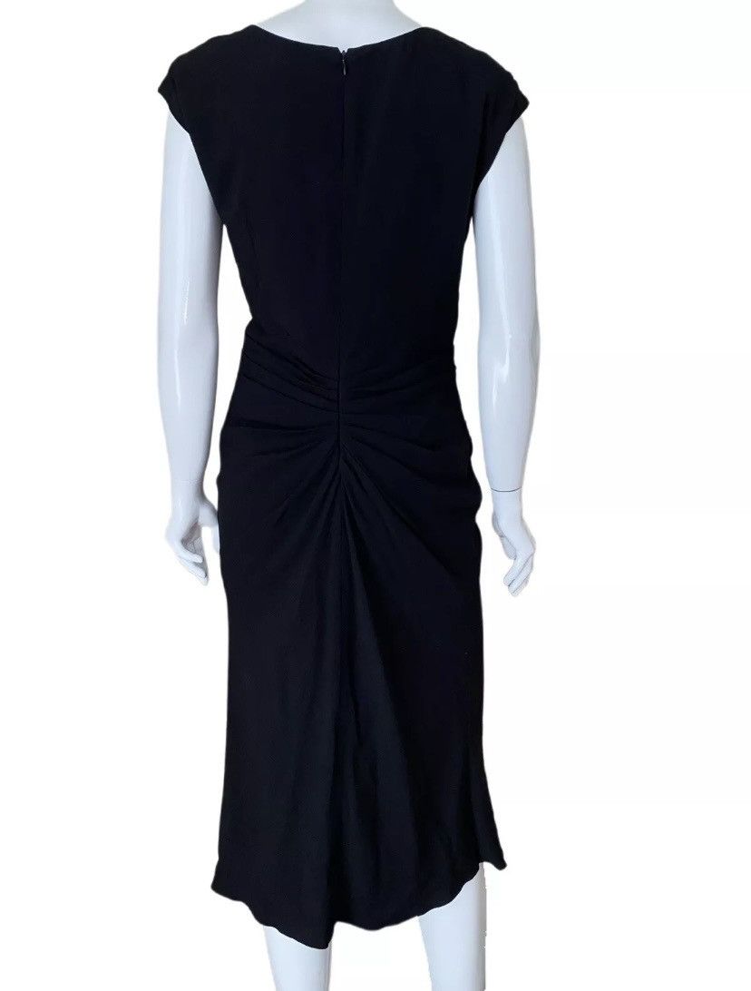 Dior 2008 CHRISTIAN DIOR DRAPED DRESS BLACK SIZE 44 US 8 Size M / US 6-8 / IT 42-44 - 4 Thumbnail