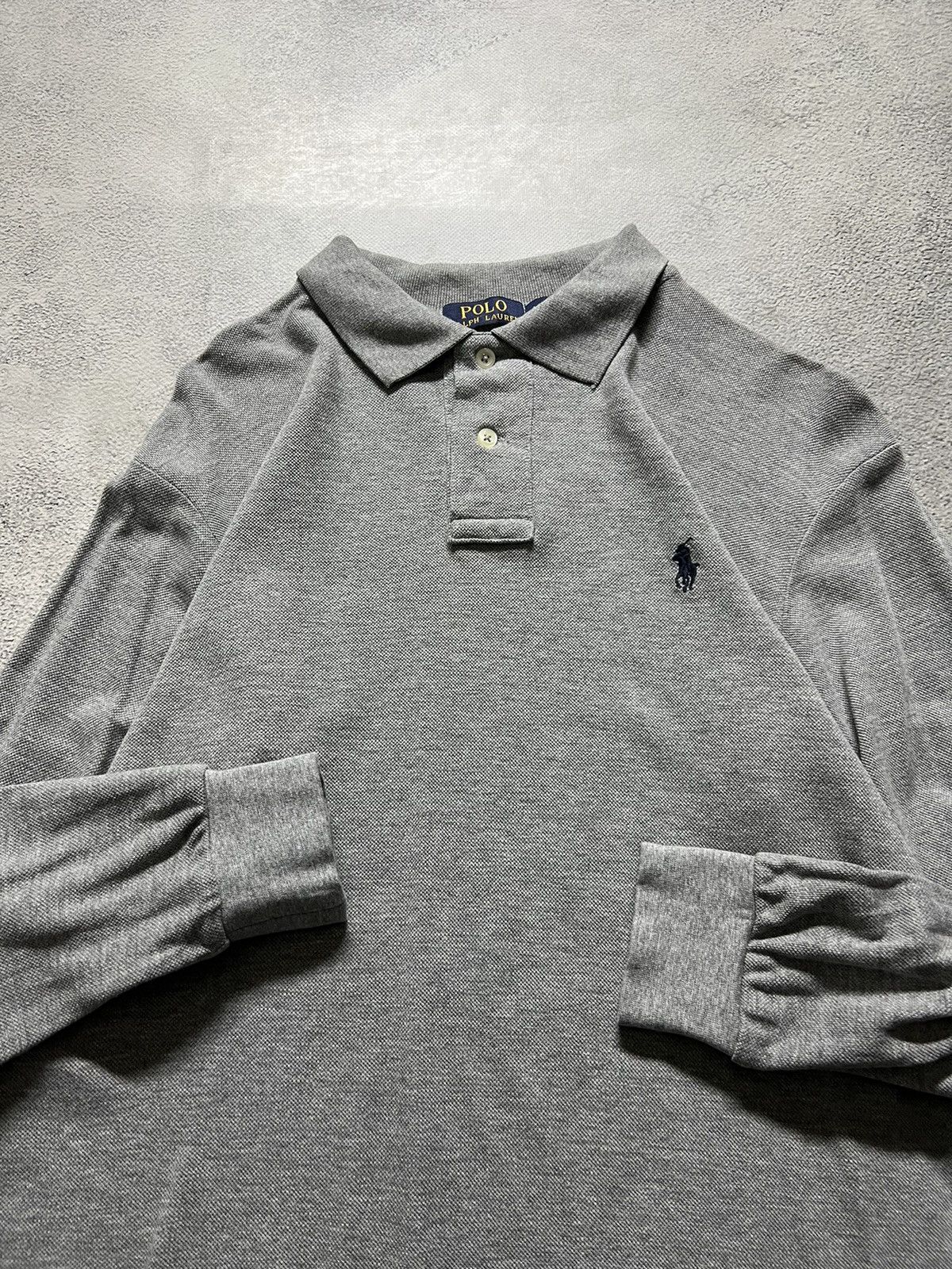 Vintage Vintage Y2k Polo By Ralph Lauren🩶 Long Sleeve Rugby Polo 00s Size US M / EU 48-50 / 2 - 2 Thumbnail