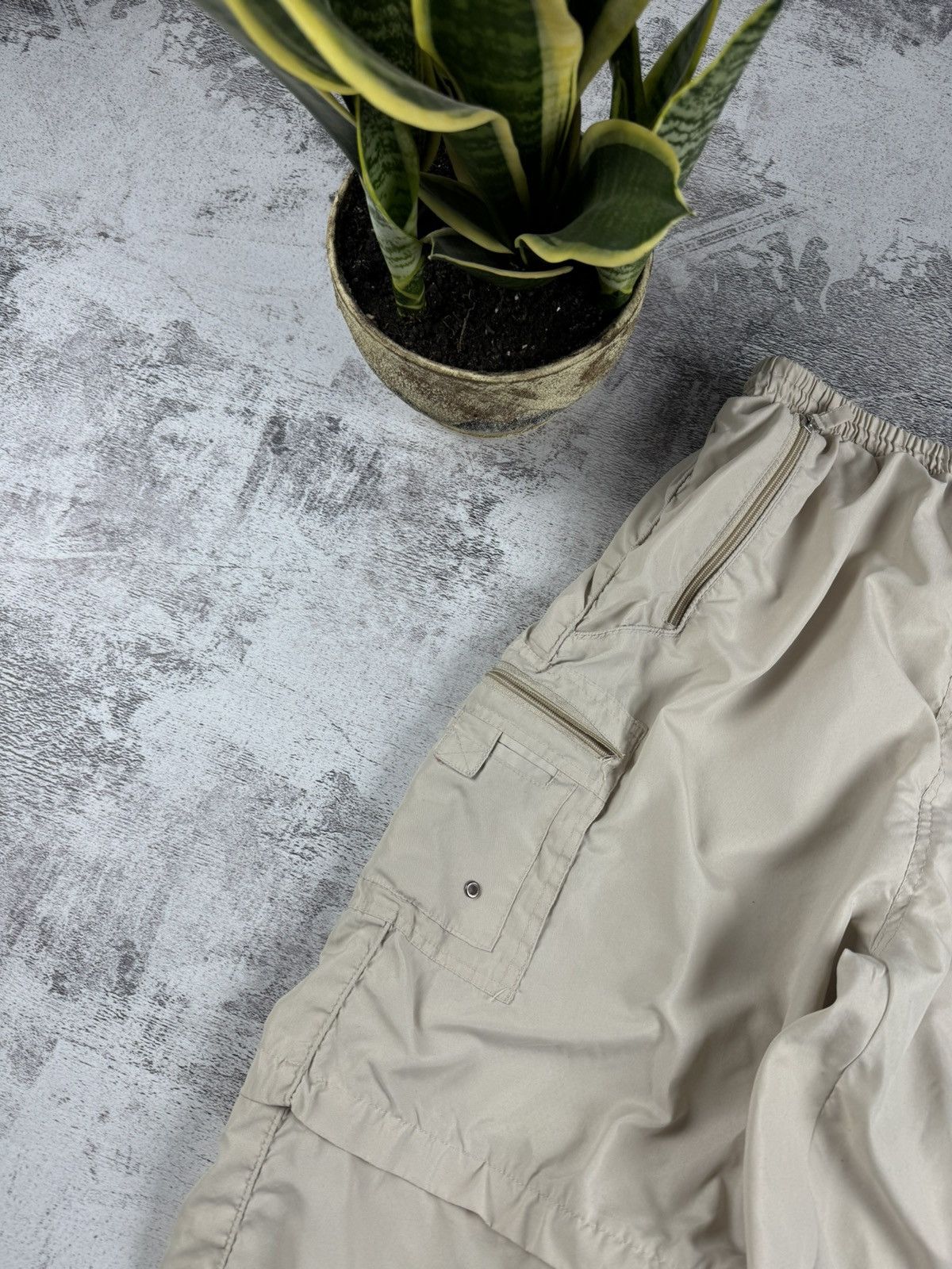 Japanese Brand Baggy Ling Lang 3 in 1 Rap Nylon Sweatpants Track Trousers Size US 34 / EU 50 - 6 Thumbnail