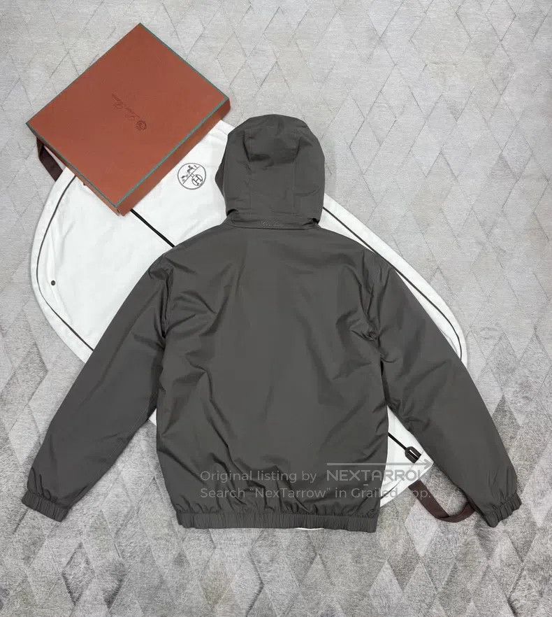 Loro Piana Loro Piana Men's fur hooded Bomber jacket with Strom Syste Size US M / EU 48-50 / 2 - 7 Thumbnail