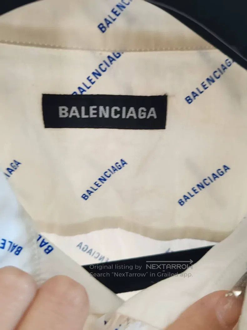 Balenciaga Balenciaga size 38 Full-print shirt short-sleeve Size S / US 4 / IT 40 - 3 Thumbnail