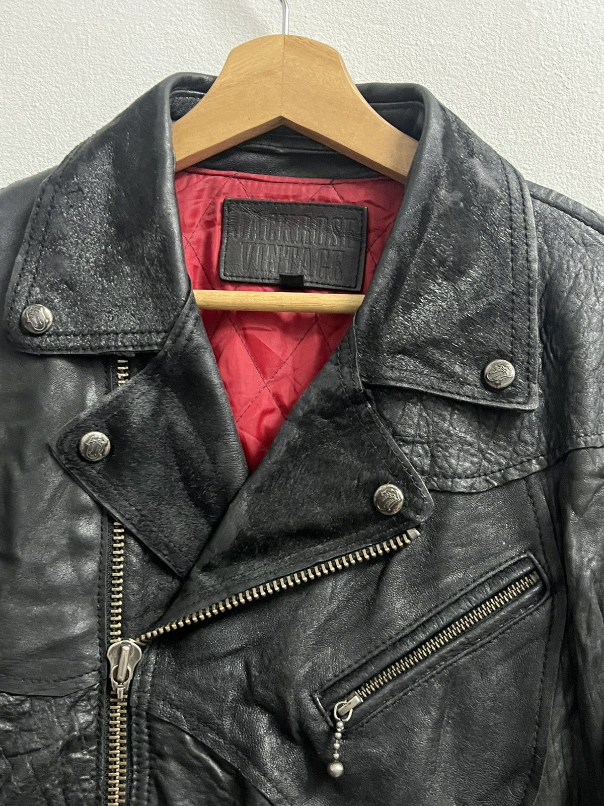 JACKROSE Jackrose vintage Rolling Stone jacket leather double collar Size US S / EU 44-46 / 1 - 2 Thumbnail