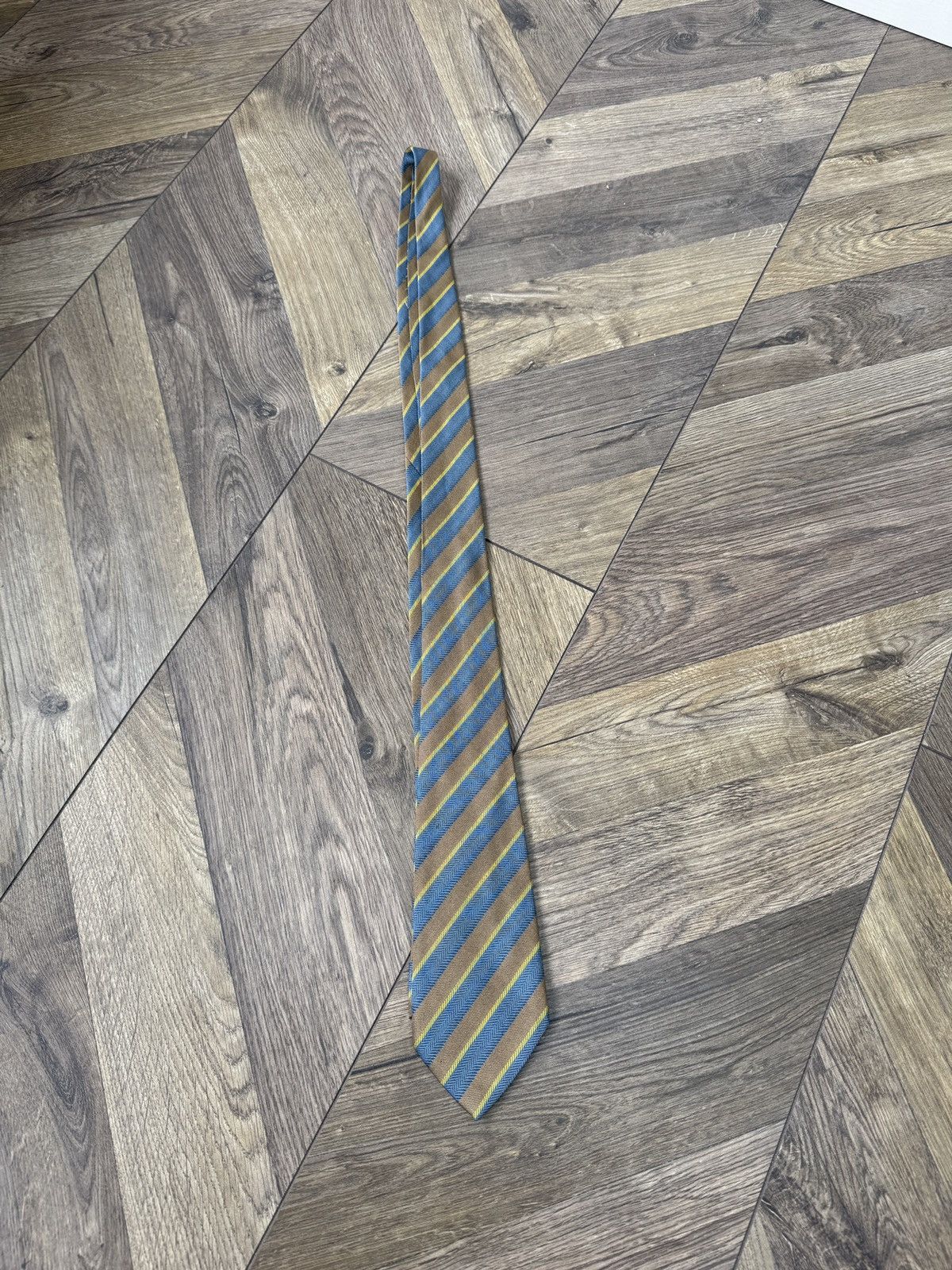 Givenchy Vintage Givenchy Gentleman Paris Silk Tie Striped Size ONE SIZE - 11 Thumbnail