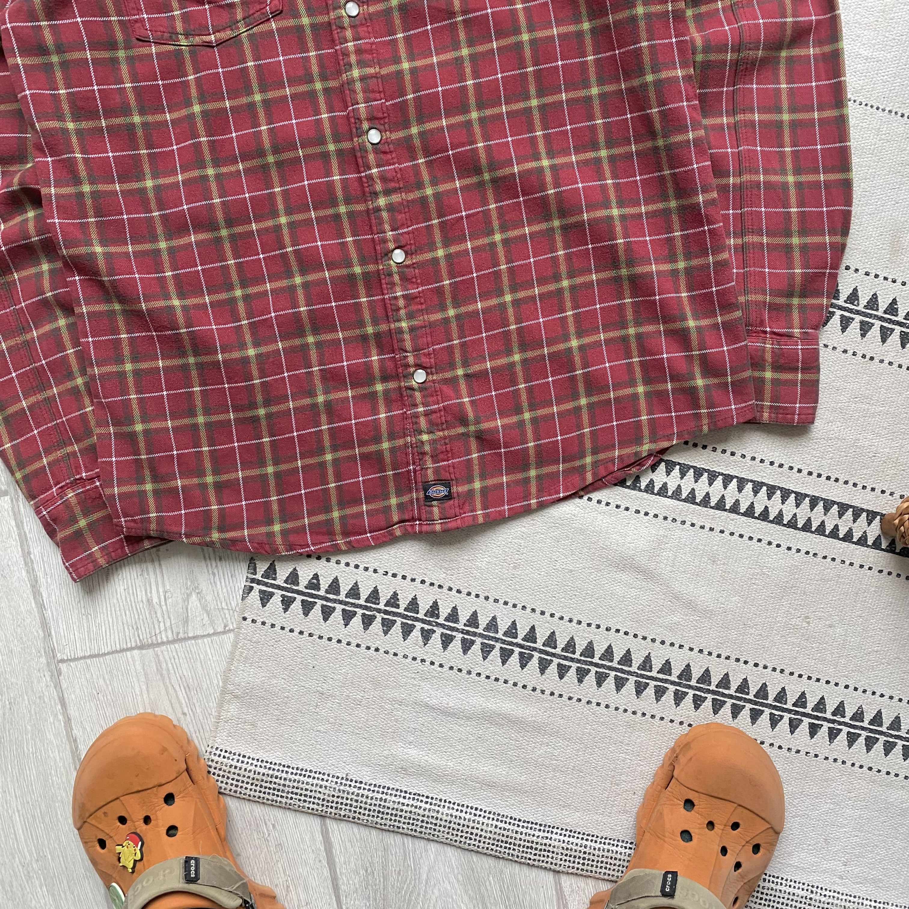 Dickies 🪓 Vintage Dickies flannel shirt Flannel Travis Scott style Size US M / EU 48-50 / 2 - 3 Thumbnail