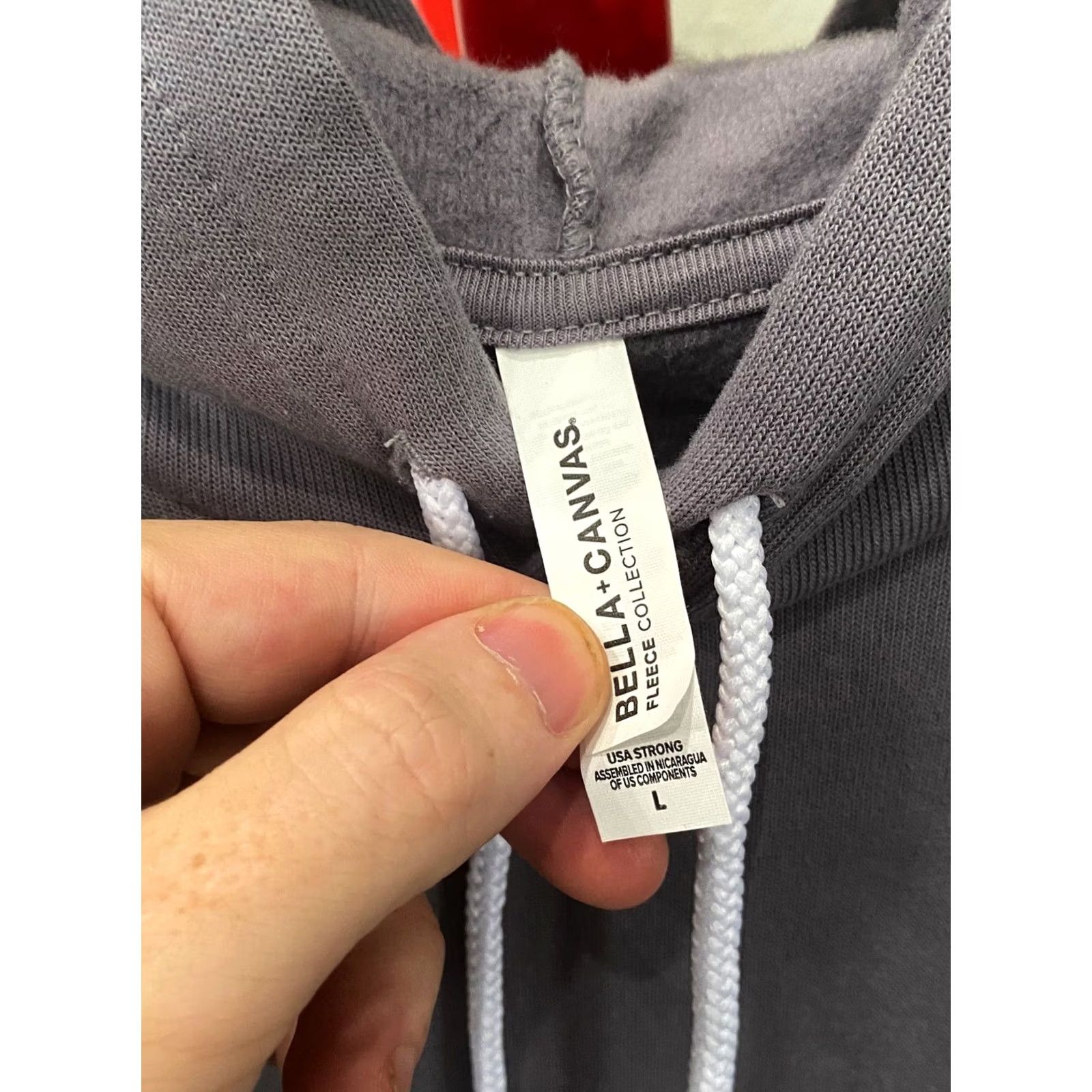 Bell Bella Candas Gray Soft Hoody SWEATER Large L Men Multicolor Casual Pullover Sweatshirt Size US L / EU 52-54 / 3 - 4 Thumbnail