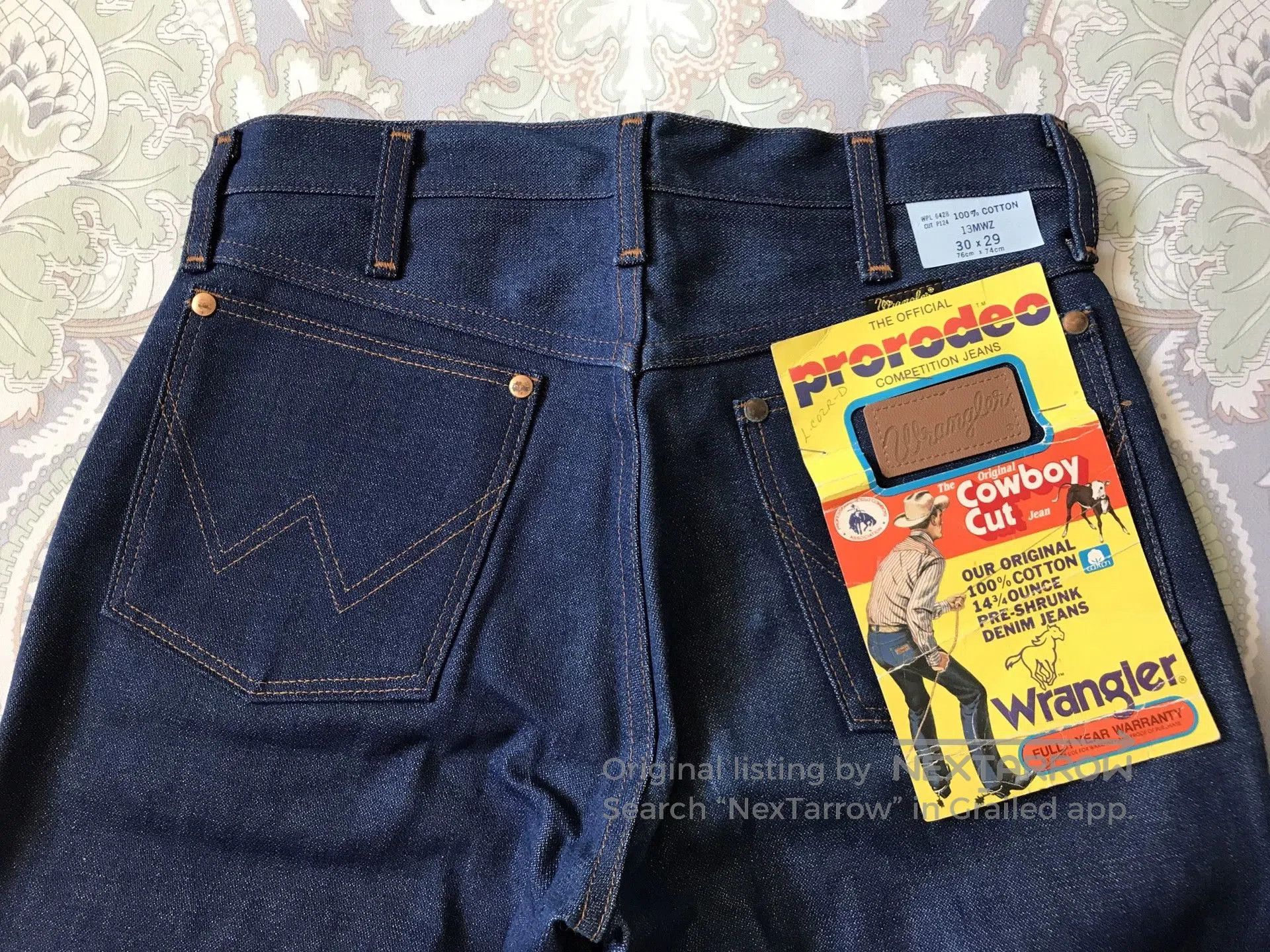 Wrangler 1970s Wrangler 13MWZ Jeans W30L29. Size US 30 / EU 46 - 5 Thumbnail