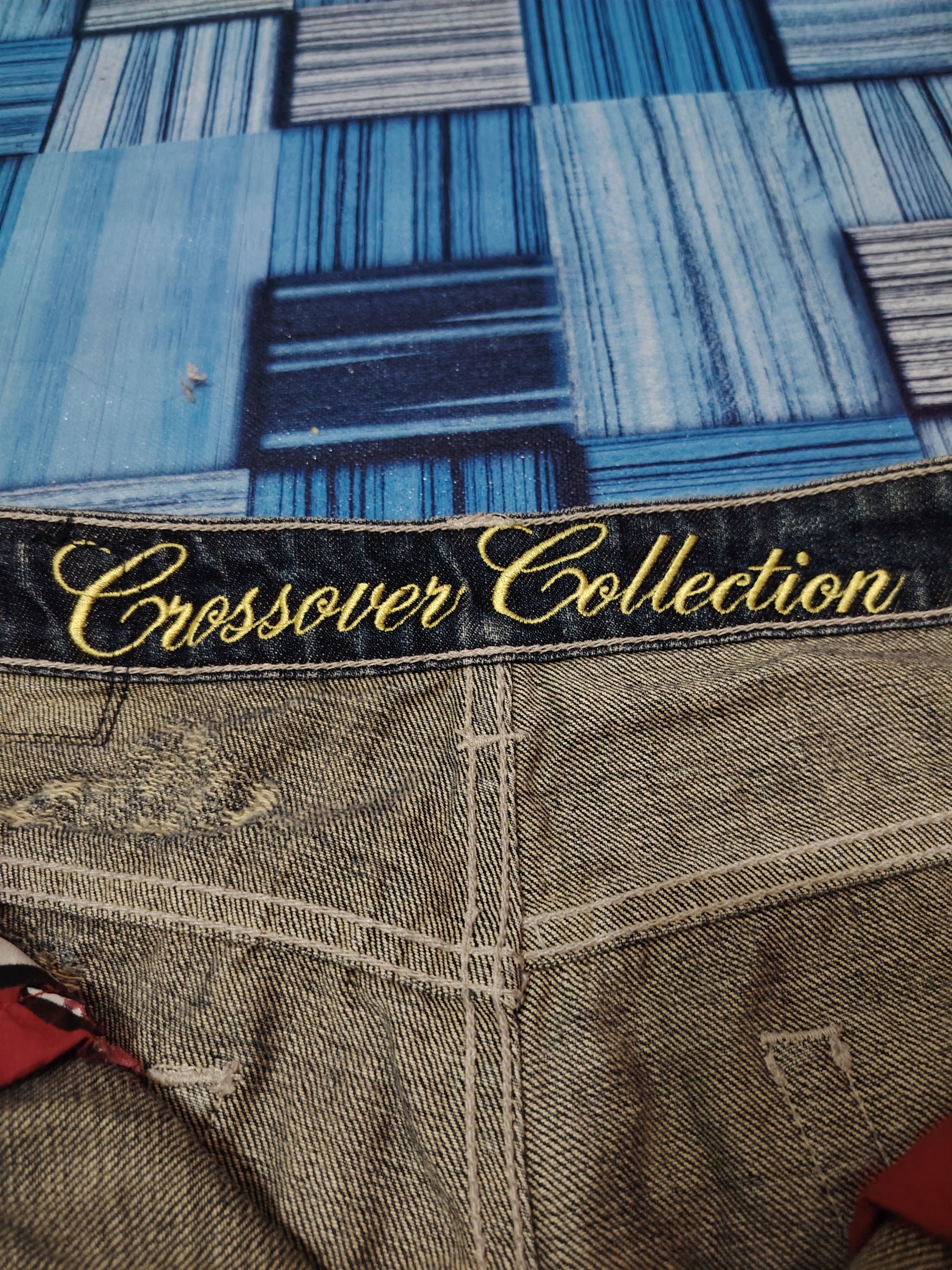 Japanese Brand Distressed denim osaka big train flared jeans Size US 31 - 13 Thumbnail