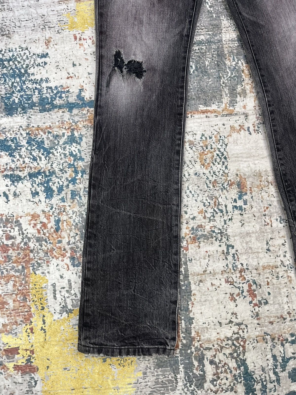 GOSTAR DE FUGA Hysteric Inspired Fuga Distressed Torn Jeans Size 32" / US 10 / IT 46 - 4 Thumbnail