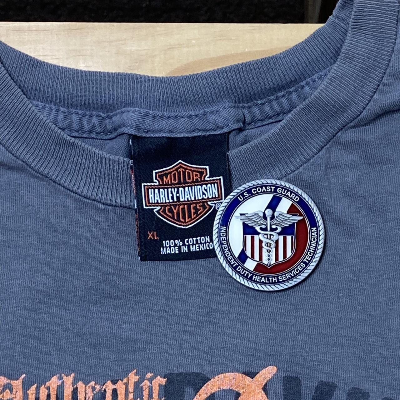 Harley Davidson Harley Davidson GA 2010 Gray Y2K Skull Biker Tee Size XL Size US XL / EU 56 / 4 - 4 Thumbnail