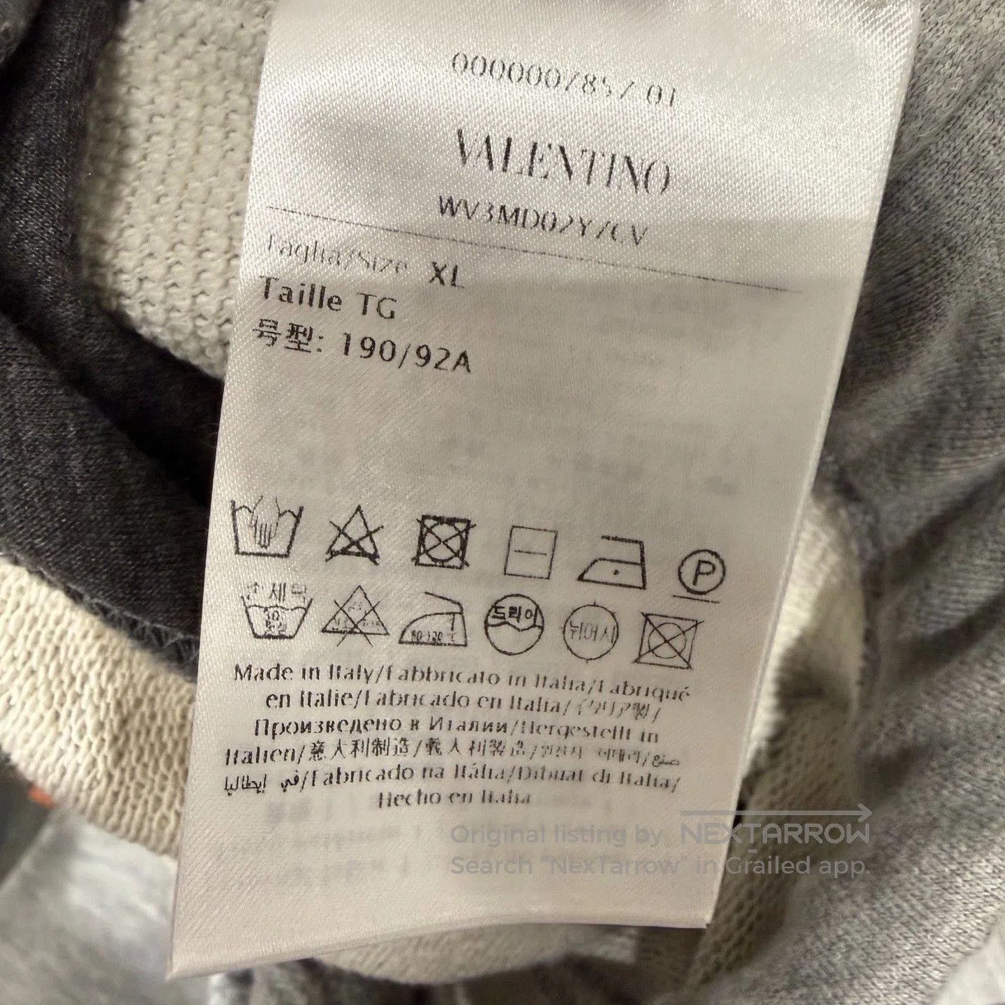 Valentino Valentino SS22 Logo Print Gray Shorts. Size US 34 / EU 50 - 4 Thumbnail