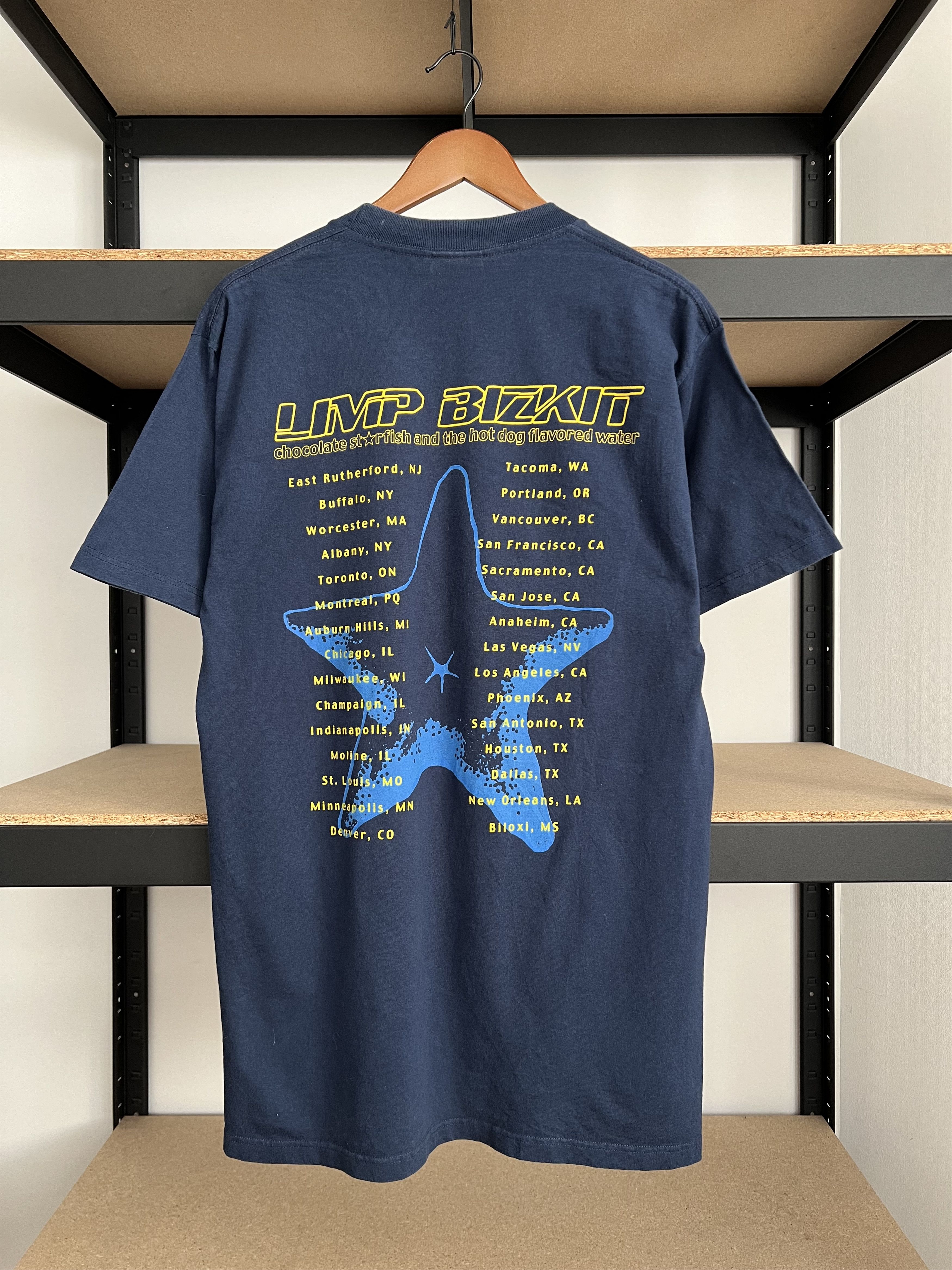 Vintage 2000 Limp Bizkit Chocolate Starfish Tour T-shirt