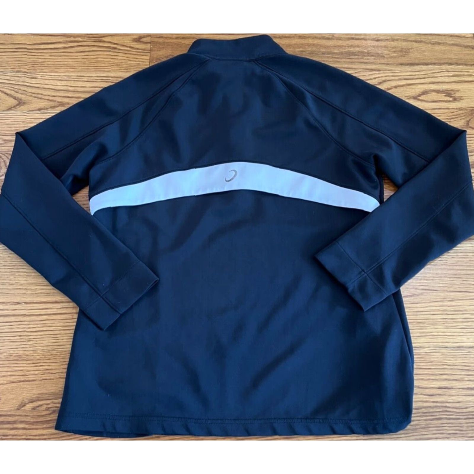 Vintage Zero Restriction Tour Series Quarter Zip Pullover Women's L Black Mock Neck Golf Tennis US Open Outdoor Activewear Size L / US 10 / IT 46 - 7 Thumbnail