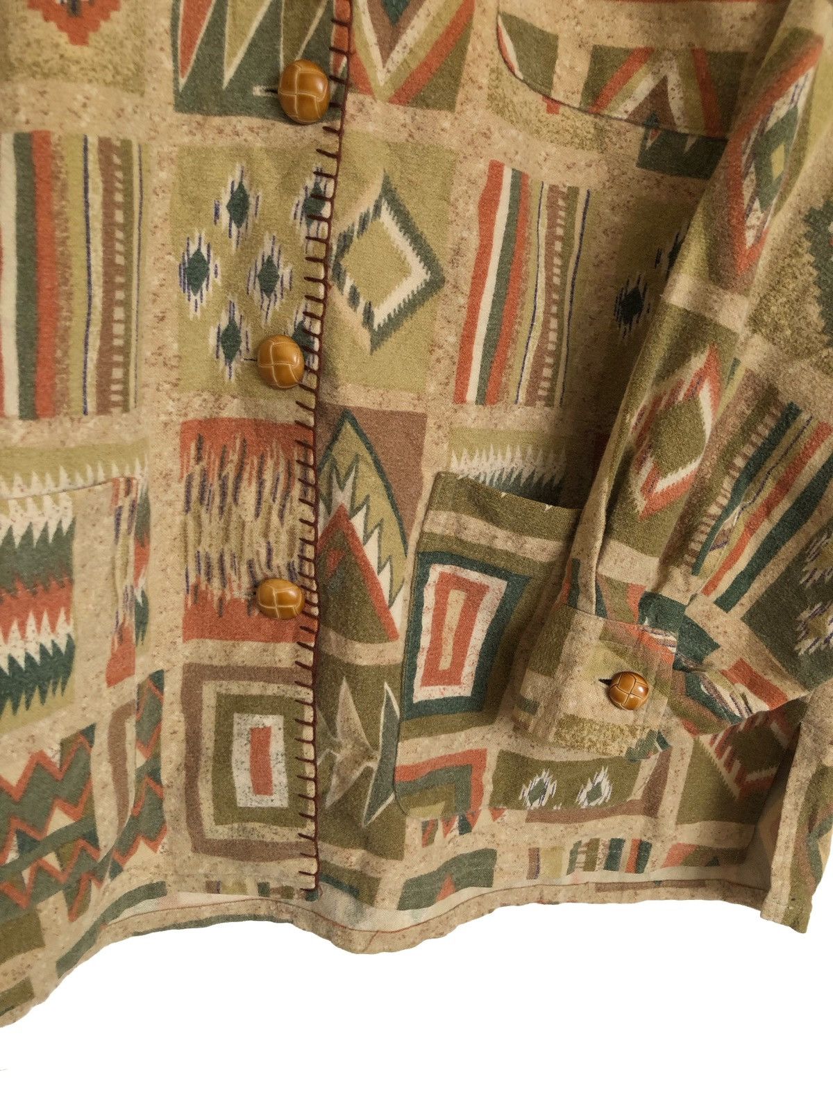 Vintage VINTAGE JAPAN ALPINON NAVAJO BUTTON UPS SHIRT JACKET Size US M / EU 48-50 / 2 - 4 Thumbnail