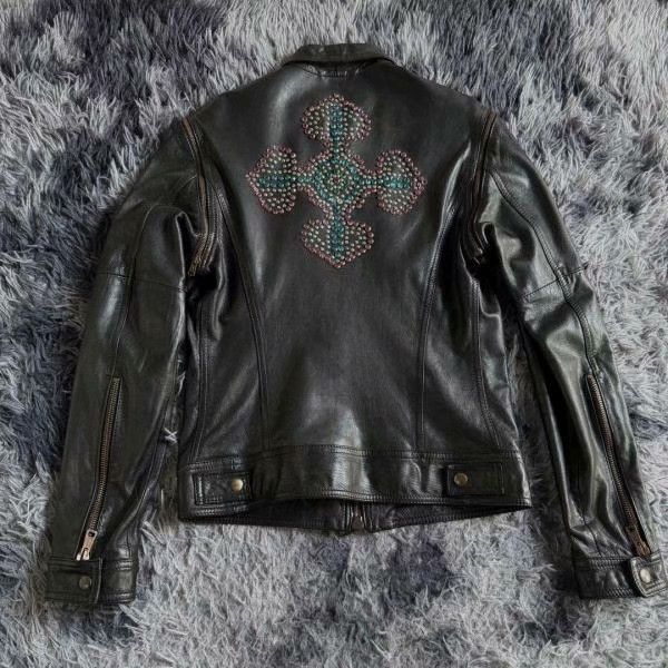 Golden Goose Golden Goose Sheepskin Leather Jacket S Italy Size US S / EU 44-46 / 1 - 1 Thumbnail