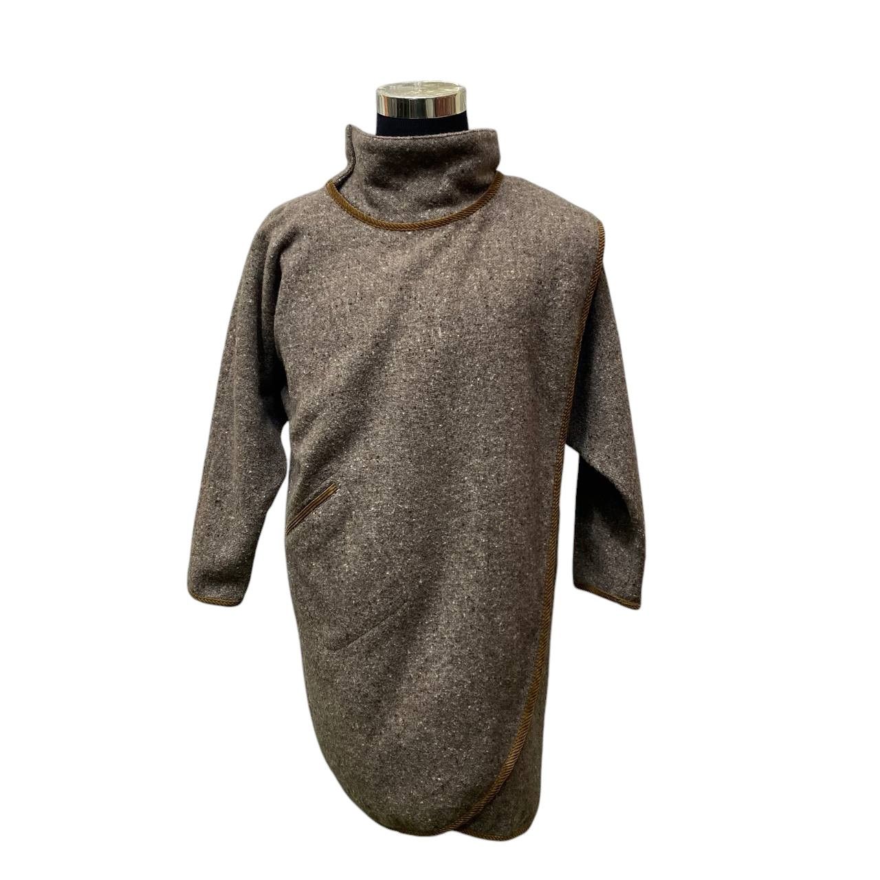 Japanese Brand YOHJI YAMAMOTO STYLE BOBBIE BROOKS N.YORK SCARF COAT WOOL Size US M / EU 48-50 / 2 - 9 Thumbnail