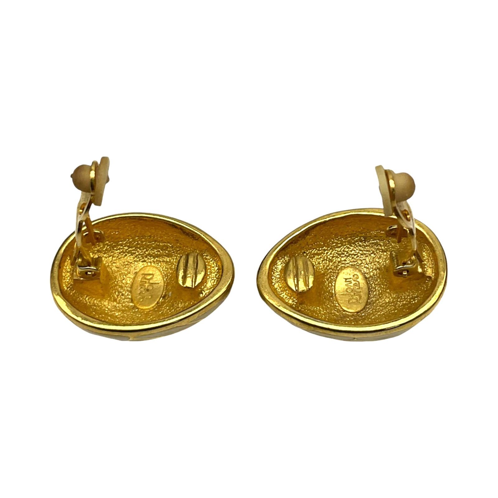 Other JOAN RIVERS Vintage Gold-Plated Pave Crystal Mosaic Earrings Size ONE SIZE - 3 Thumbnail