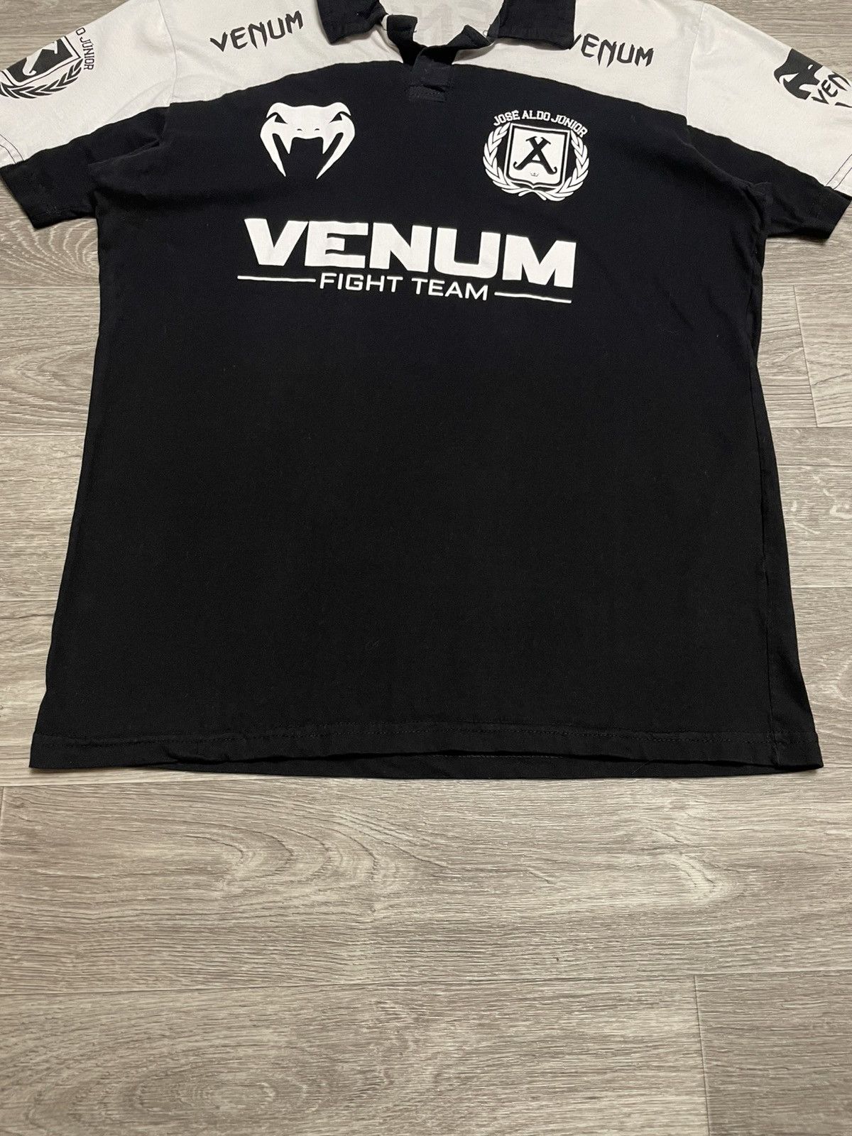 Other Vintage Venum Fight Team Jose Aldo Junior Polo Shirt Size US L / EU 52-54 / 3 - 3 Thumbnail