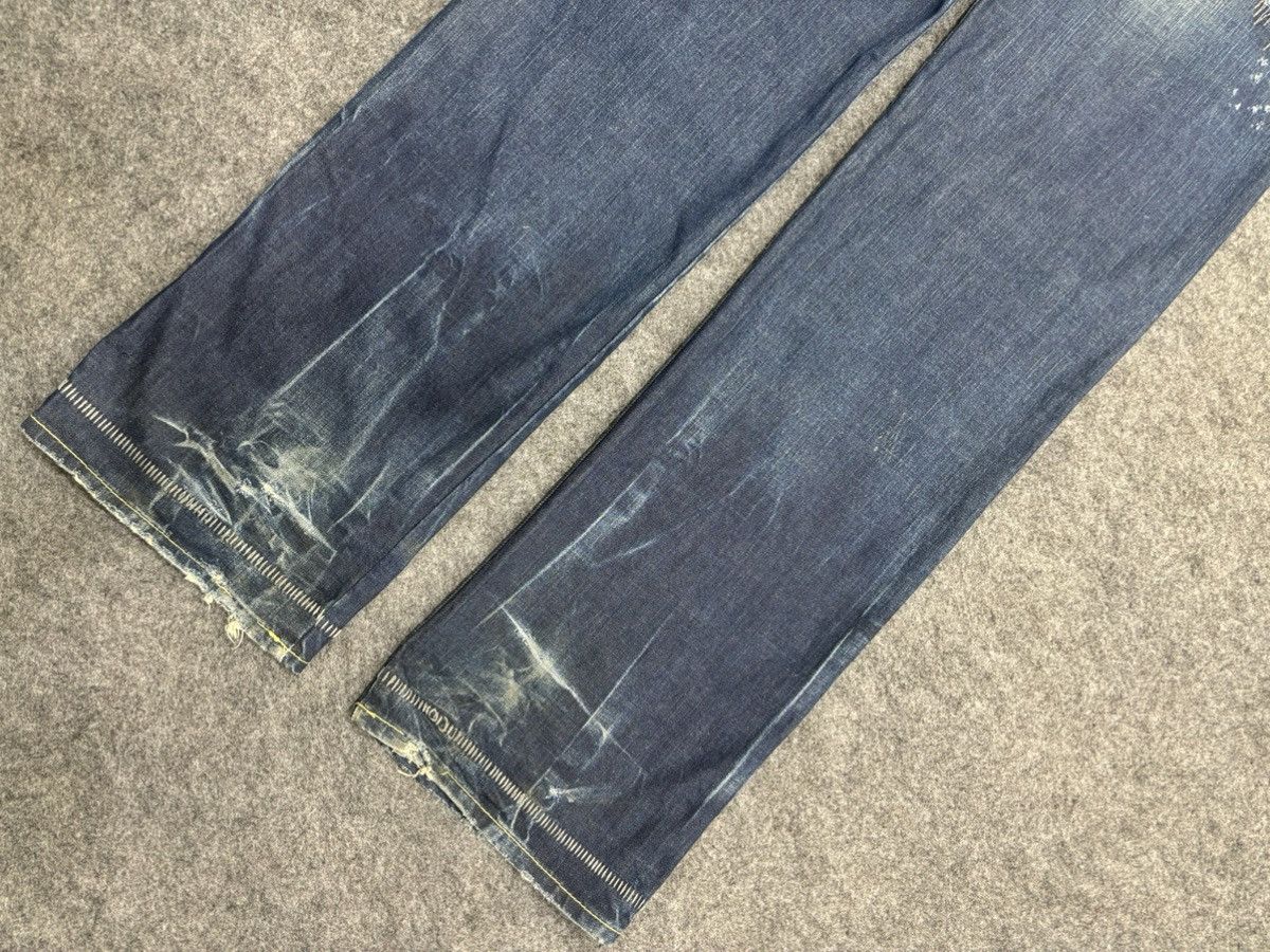 Japanese Brand 💥Patchwork💥Sick 90s Japan Rags Patchwork Recons Denim F470 Size US 36 / EU 52 - 16 Thumbnail