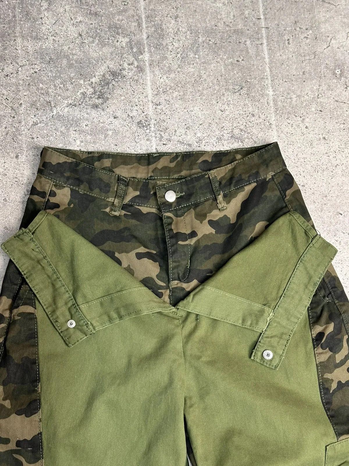 Hysteric Glamour Baggy Flare Military Cargo Pants LGB GOA x IfSixWasNine Size US 32 / EU 48 - 7 Thumbnail
