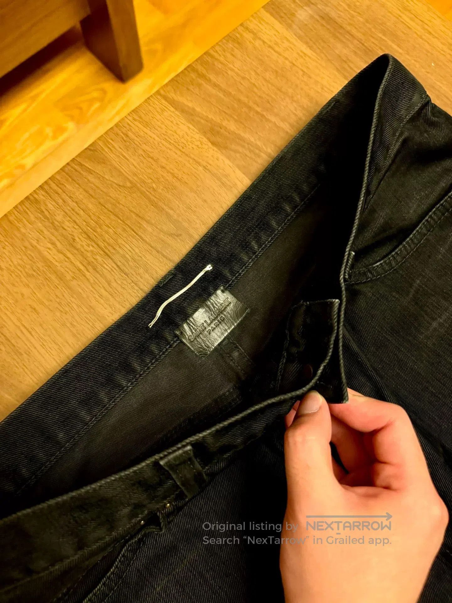 Saint Laurent Paris saint laurent black straight. Size US 29 - 4 Thumbnail