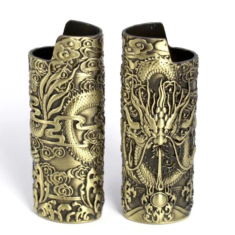Other Metal Dragon Relief J6 Lighter Case Size ONE SIZE - 3 Thumbnail