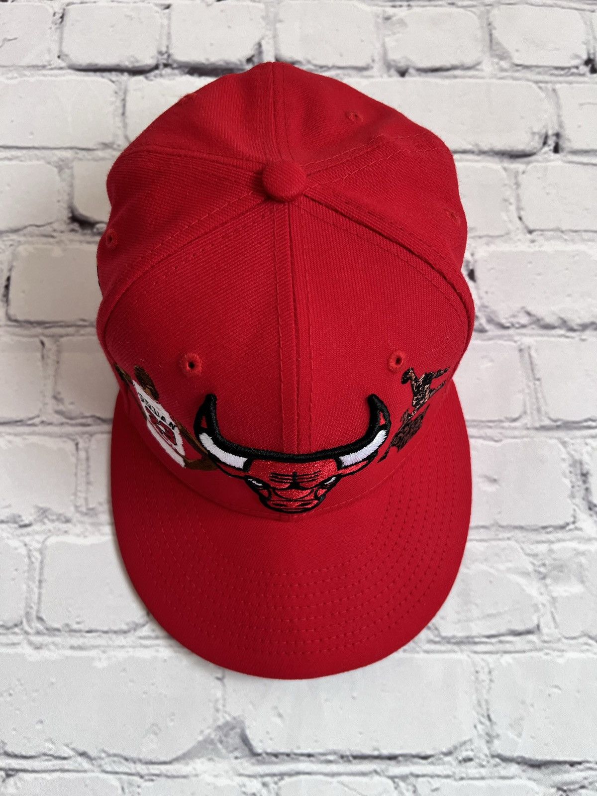 New Era Chicago Bulls Customized New Era Fitted Hat Size ONE SIZE - 3 Thumbnail