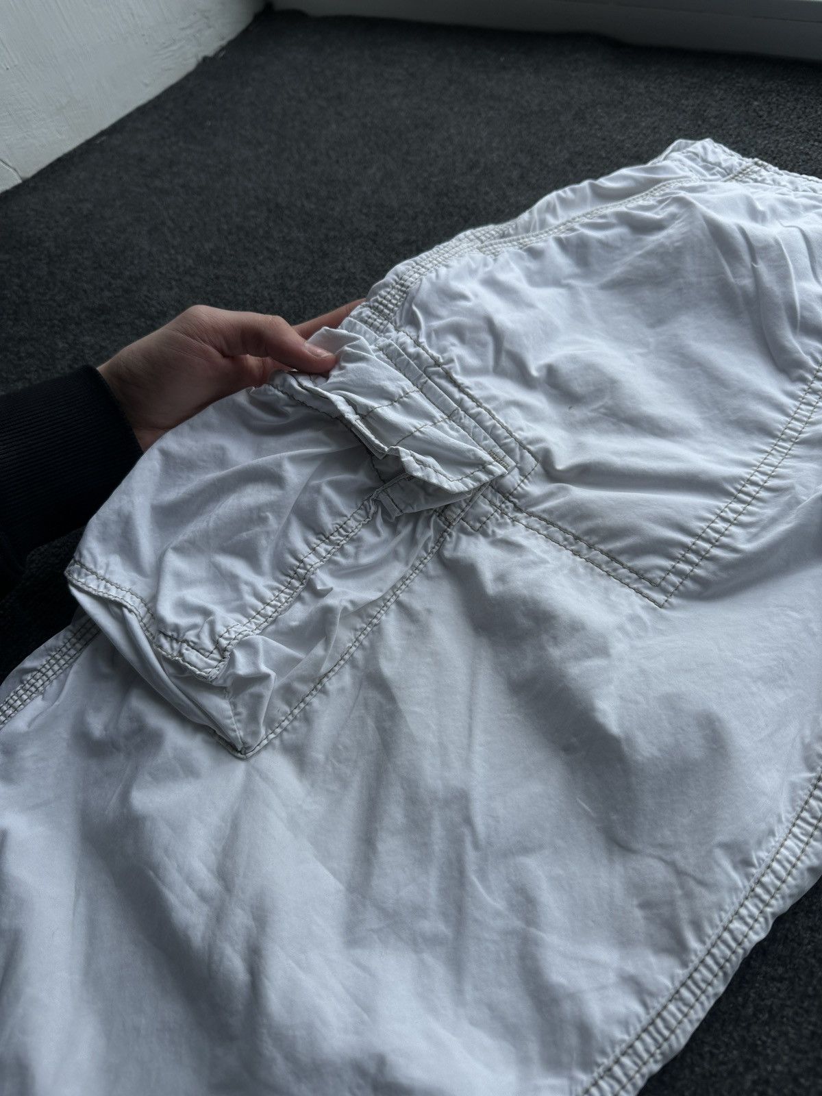 Armani ARMANI JEANS 🚨 CARGO WHITE PANTS LUXURY PANTS MULTIPOCKET Size US 32 / EU 48 - 5 Thumbnail