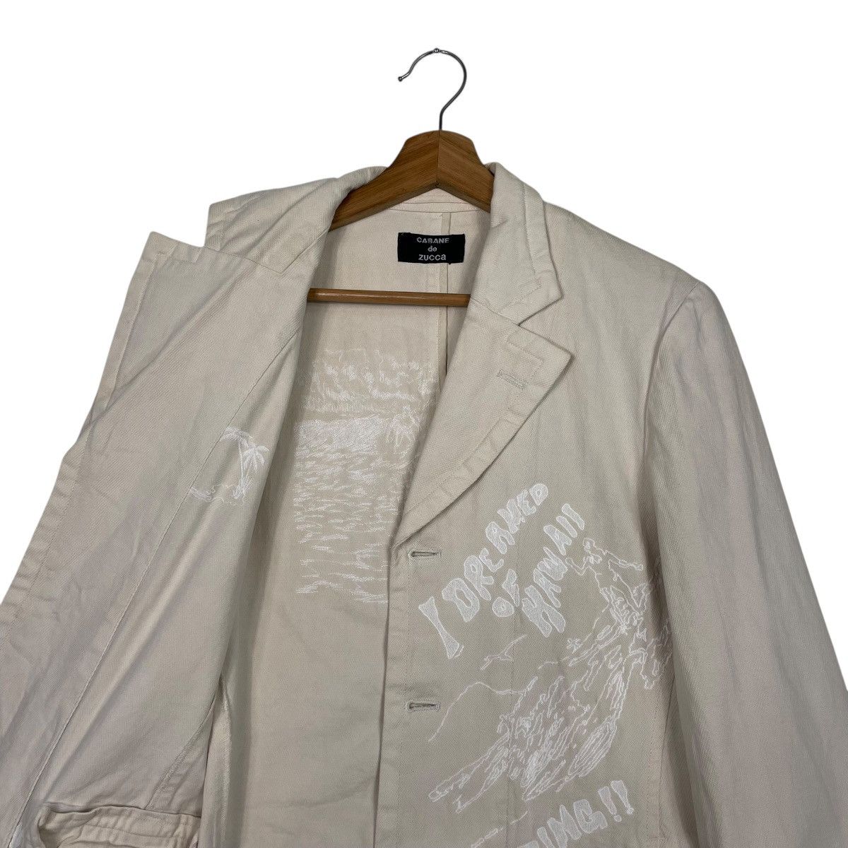 CABANE de ZUCCa Cabane De Zucca Hawaii Printed Jacket Size US S / EU 44-46 / 1 - 10 Thumbnail