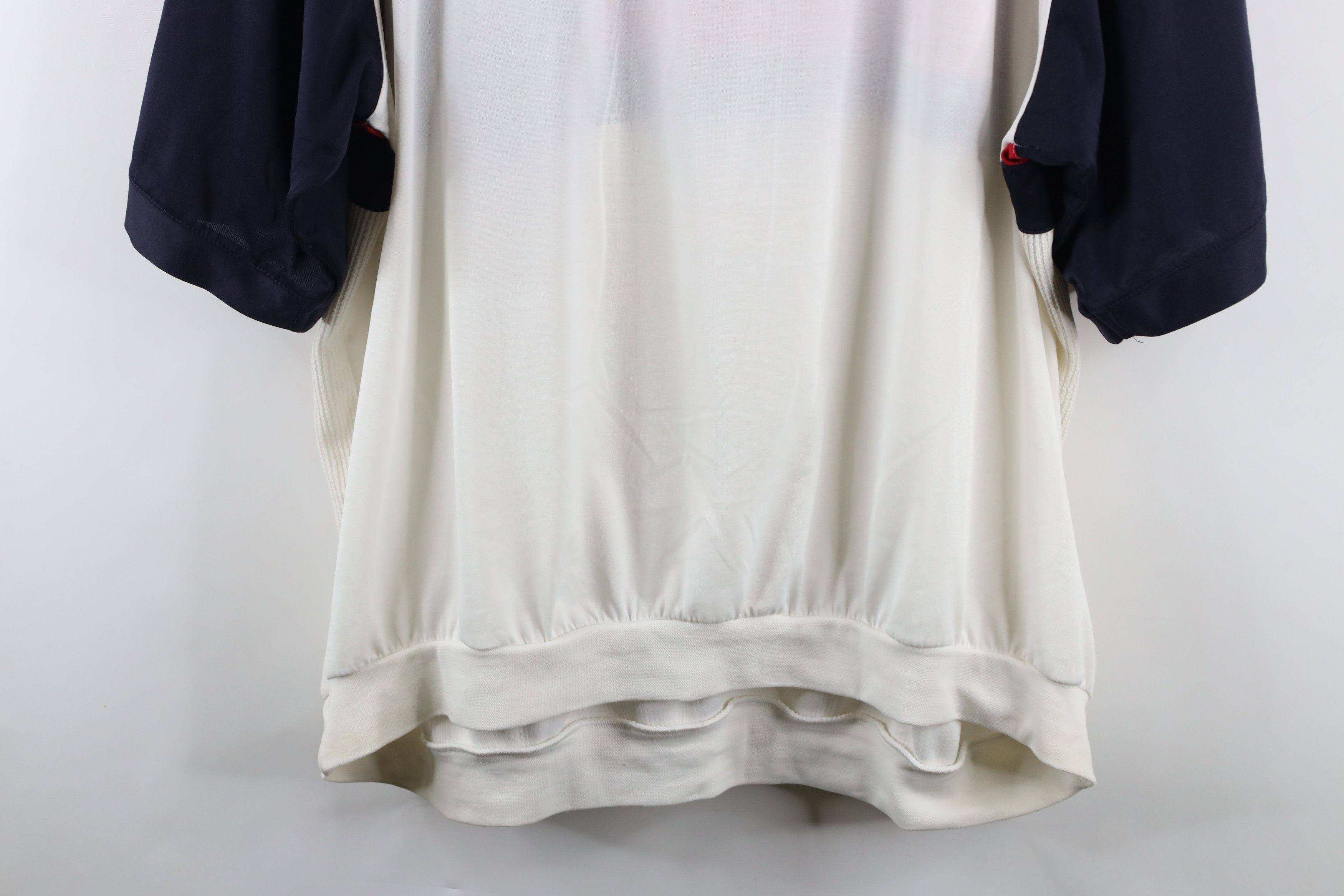 Vintage Vintage 90s Streetwear Block Ribbed Knit Pullover Polo Shirt Size US XXL / EU 58 / 5 - 11 Thumbnail
