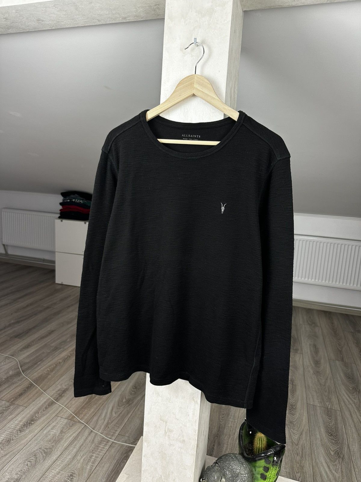 Designer Allsaints Heavyweight Knit Japan Style Sweater Size US M / EU 48-50 / 2 - 1 Thumbnail