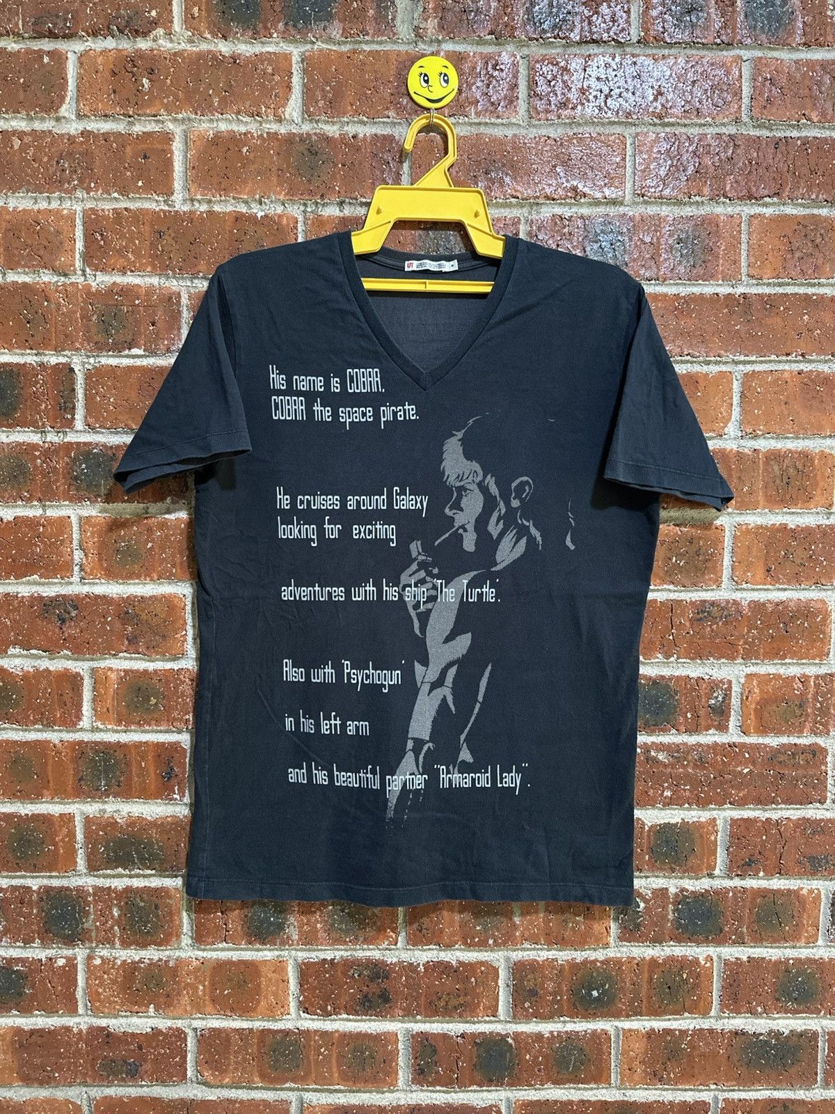 Japanese Brand × Uniqlo × Vintage Vintage Uniqlo Cobra The Space Pirate Faded Tee Size US M / EU 48-50 / 2 - 1 Thumbnail