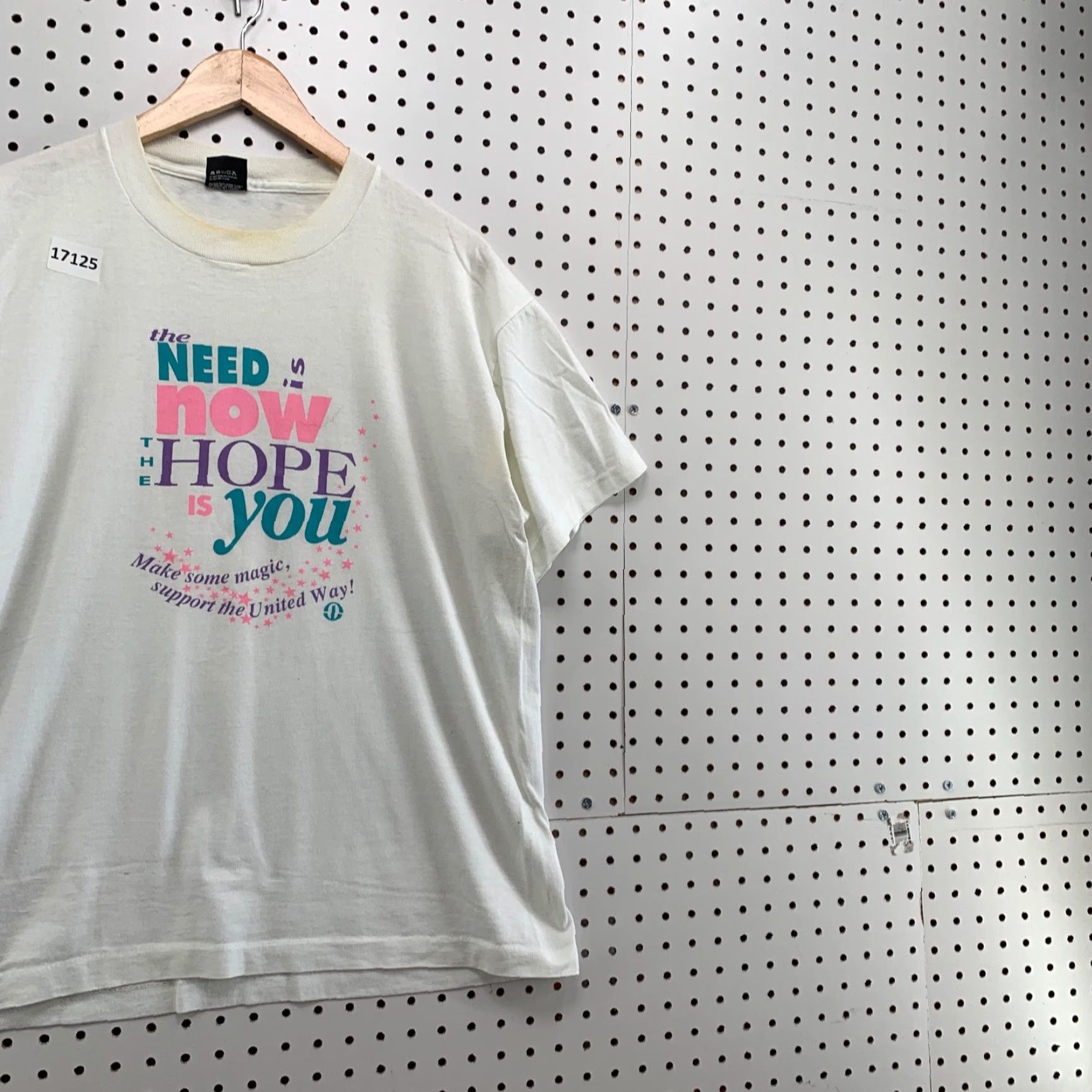 Vintage VINTAGE Screen Stars T-Shirt Shirt Unisex Adults XL White 90s Love Single Stitch USA Made Mens Size US XL / EU 56 / 4 - 4 Thumbnail